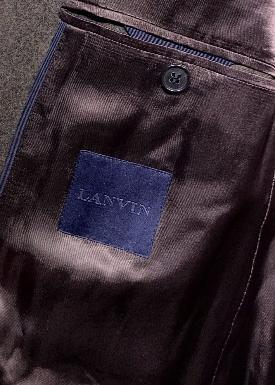 Lanvin Lanvin Brown Wool Blend Top-coat Size US S / EU 44-46 / 1 - 6 Thumbnail