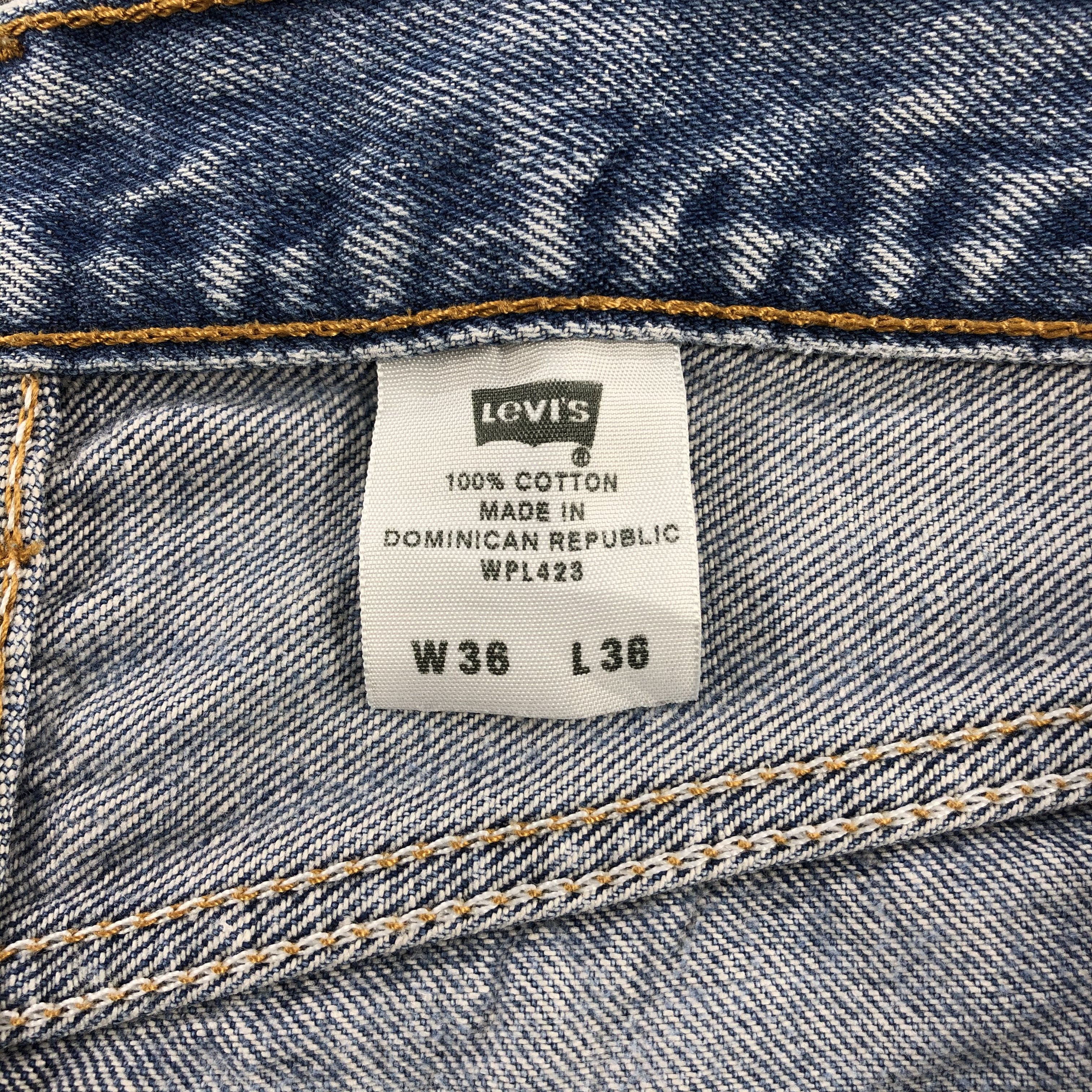 Levi's × Vintage 90s Vintage Blue Wash Levis 501 Jeans-JM1686 Size US 34 / EU 50 - 12 Thumbnail