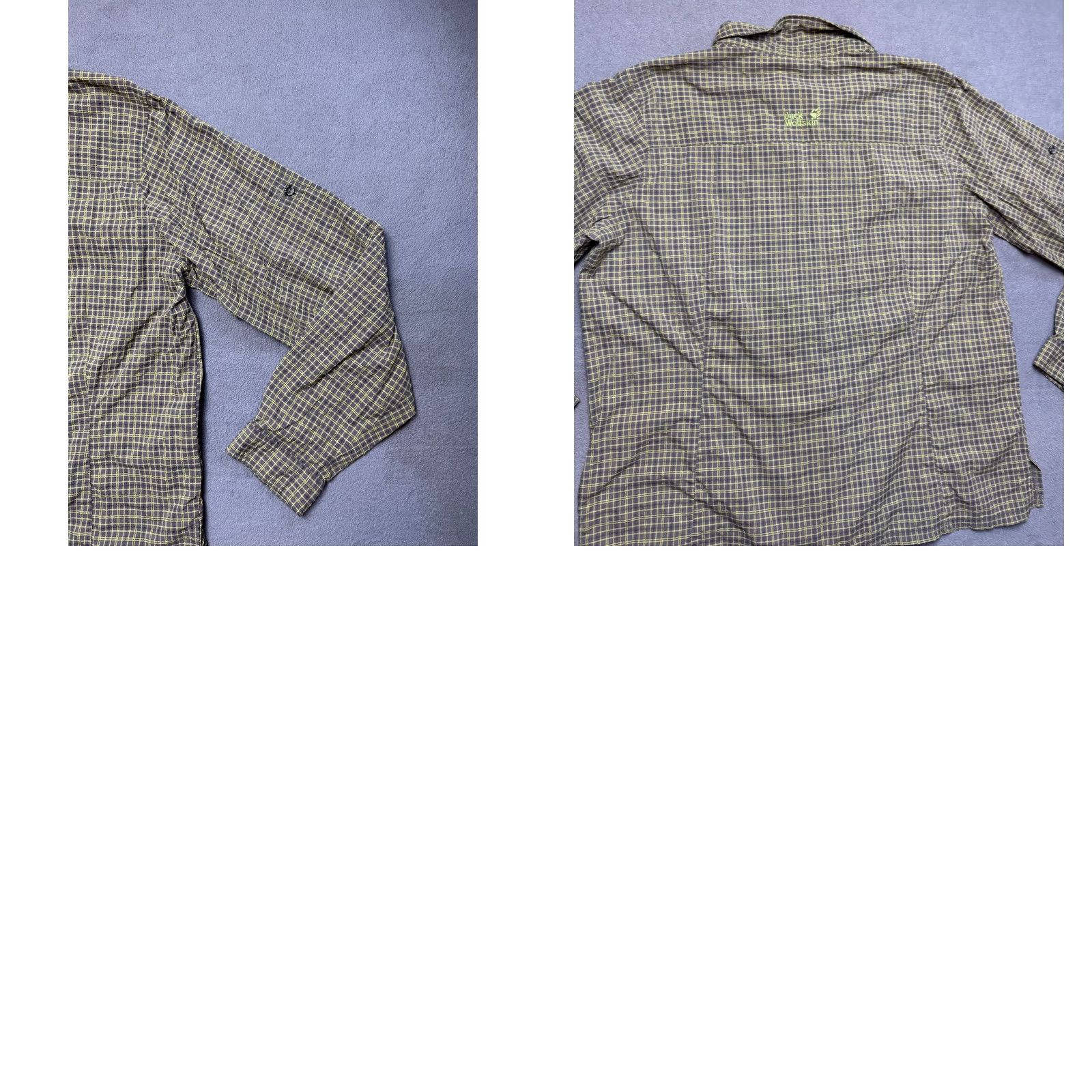 Jack Wolfskin Jack Wolfskin Button up shirt long sleeve outdoor hiking womens XL Green Shirt Womens XL Green Size XL / US 12-14 / IT 48-50 - 9 Thumbnail