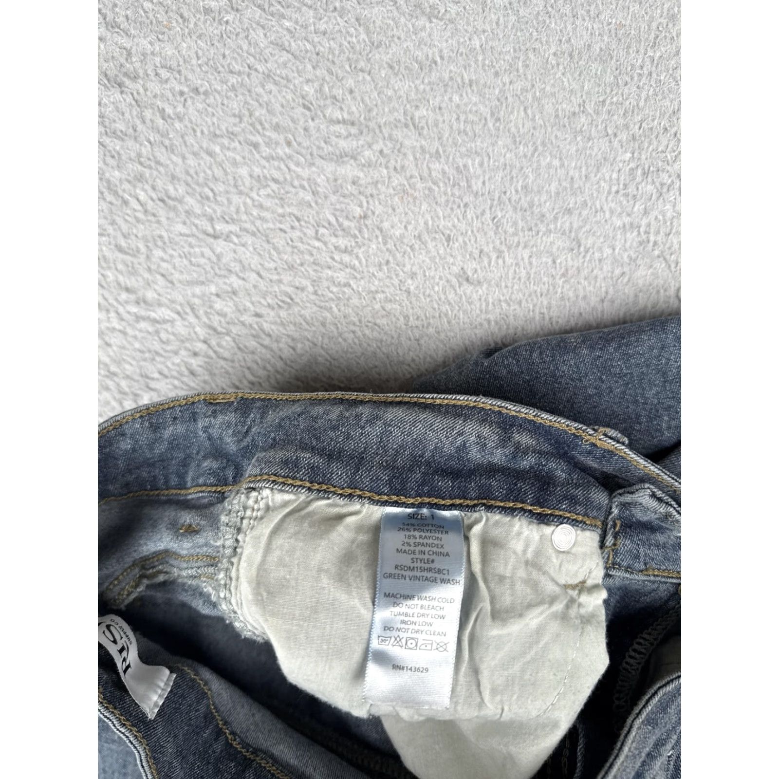 Vintage Rise Supply Co Jeans Juniors 1 Blue High Rise Bootcut Stretch Denim Cotton 30x29 Regular Inseam 31 Vintage No 5-Pocket Womens Bohemian Size 25" / US 0 / IT 36 - 7 Thumbnail