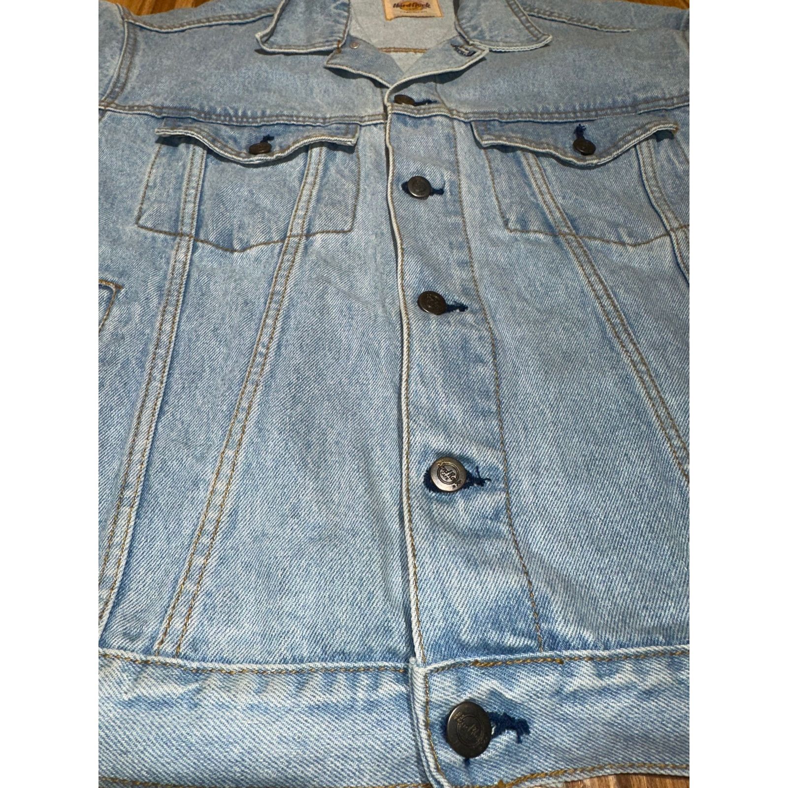 Hard Rock Cafe Vintage 1980s Hard Rock Cafe Atlanta Jean Jacket Size Large Size US L / EU 52-54 / 3 - 4 Thumbnail