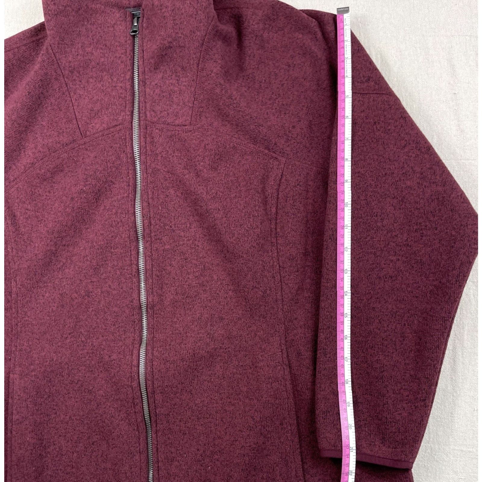 Vintage LL Bean Womens XL Jacket Fleece Lined Pockets Full Zip Sweater Ski Hiking Chore Size XL / US 12-14 / IT 48-50 - 6 Thumbnail