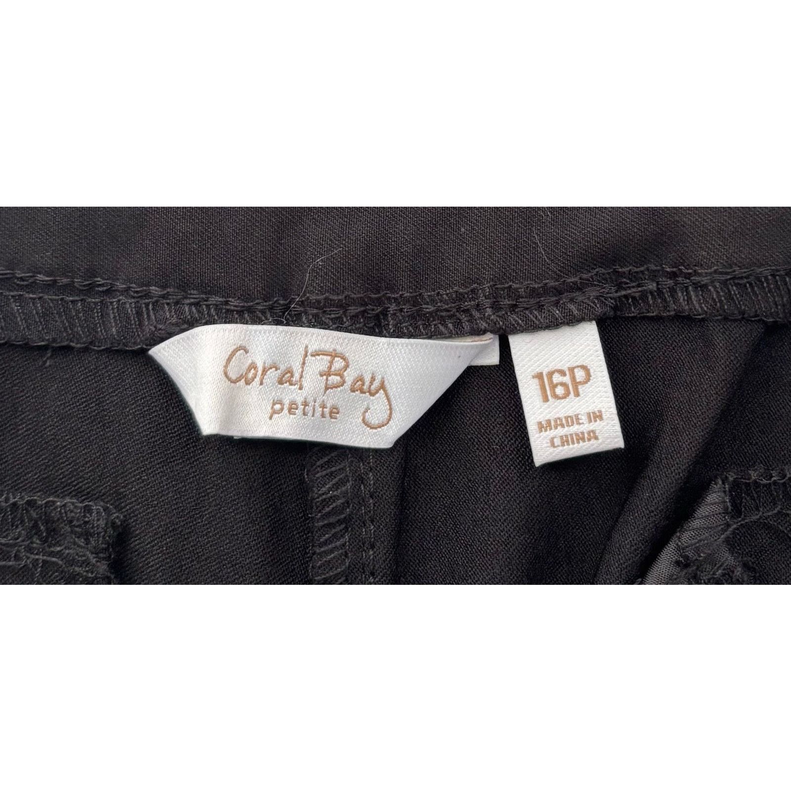 Other Coral Bay Black Tummy Control Capri Pants 16P Size 38" / US 16 / IT 52 - 4 Thumbnail