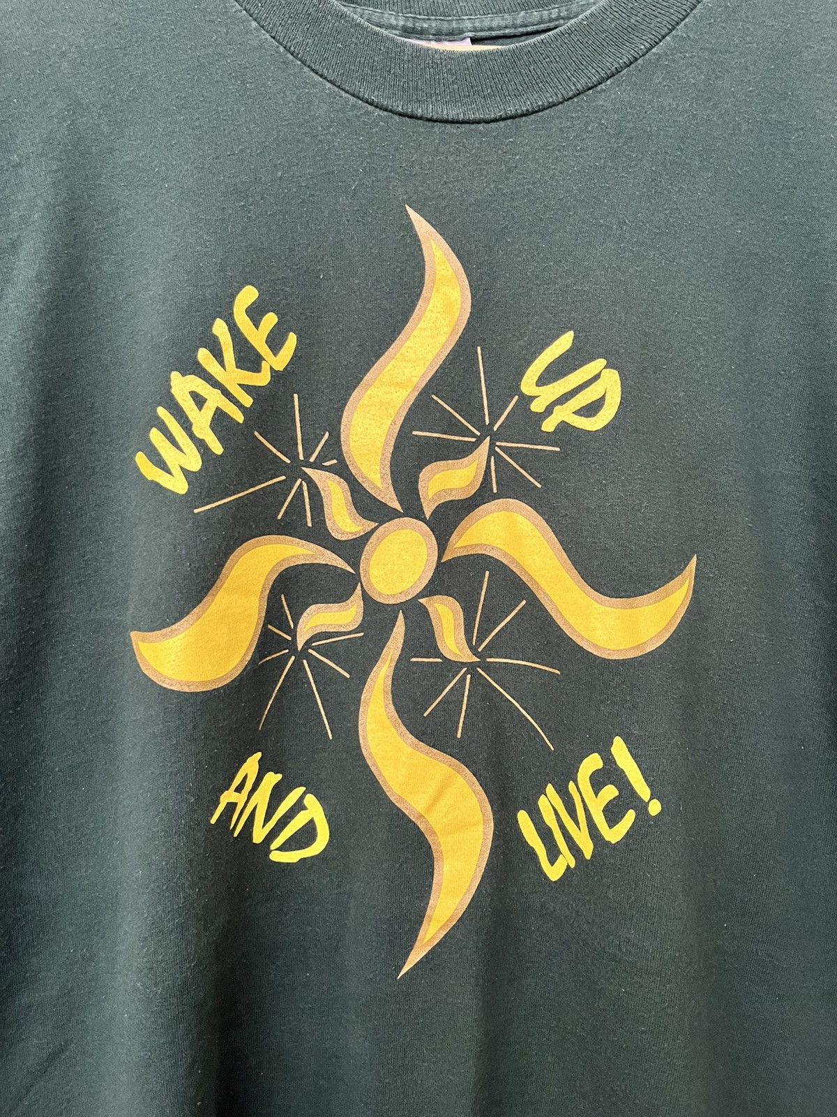 Vintage Vintage Bob Marley Wake Up And Live T Shirt Size US XXL / EU 58 / 5 - 2 Thumbnail