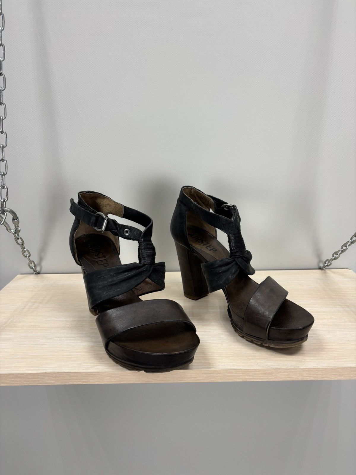 A.S.98 Womens heels Airstep Size 39 Color Brown Size US 9 / IT 39 - 2 Thumbnail