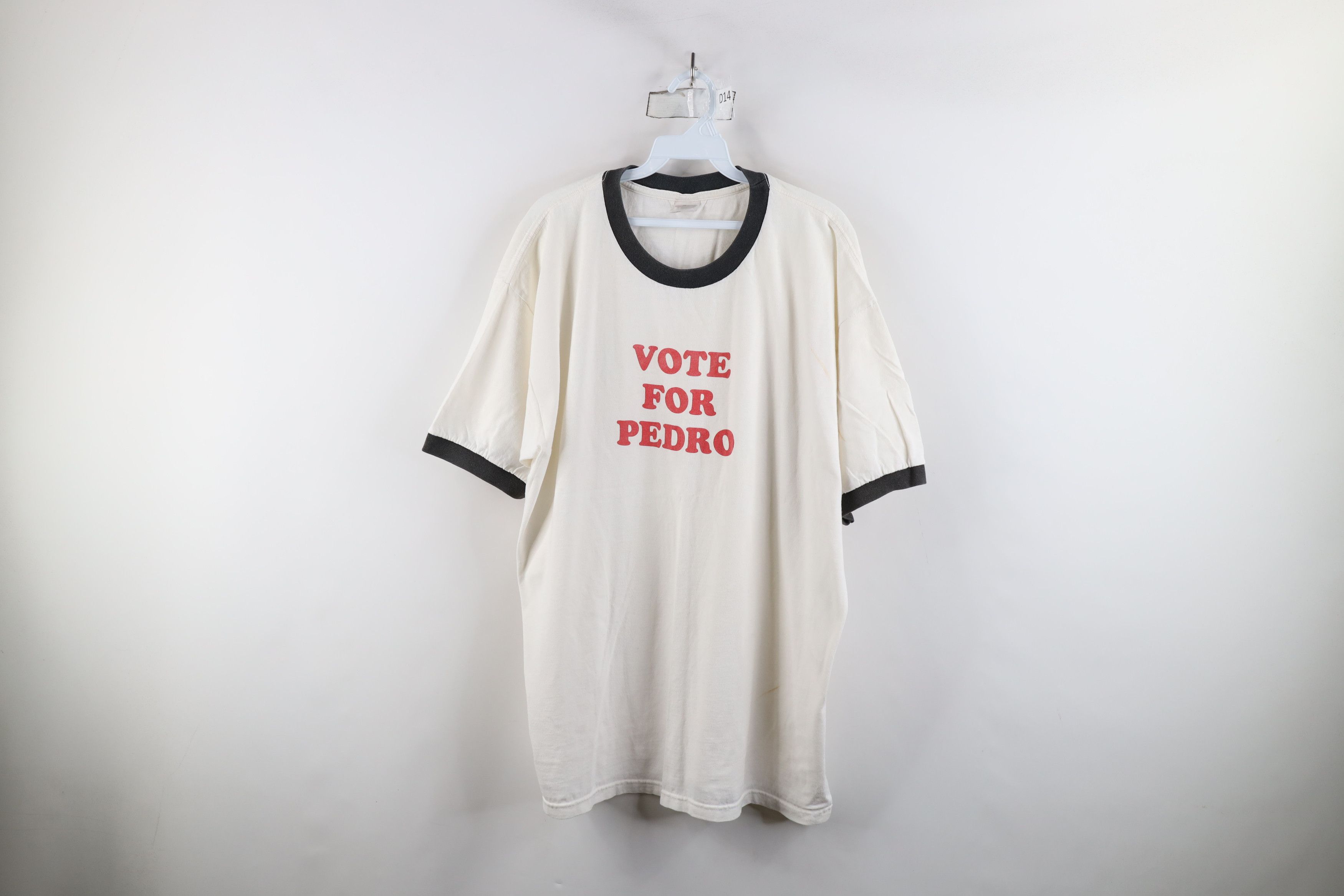 Vintage Vintage Y2K Napoleon Dynamite Vote For Pedro Ringer T-Shirt Size US XL / EU 56 / 4 - 1 Thumbnail