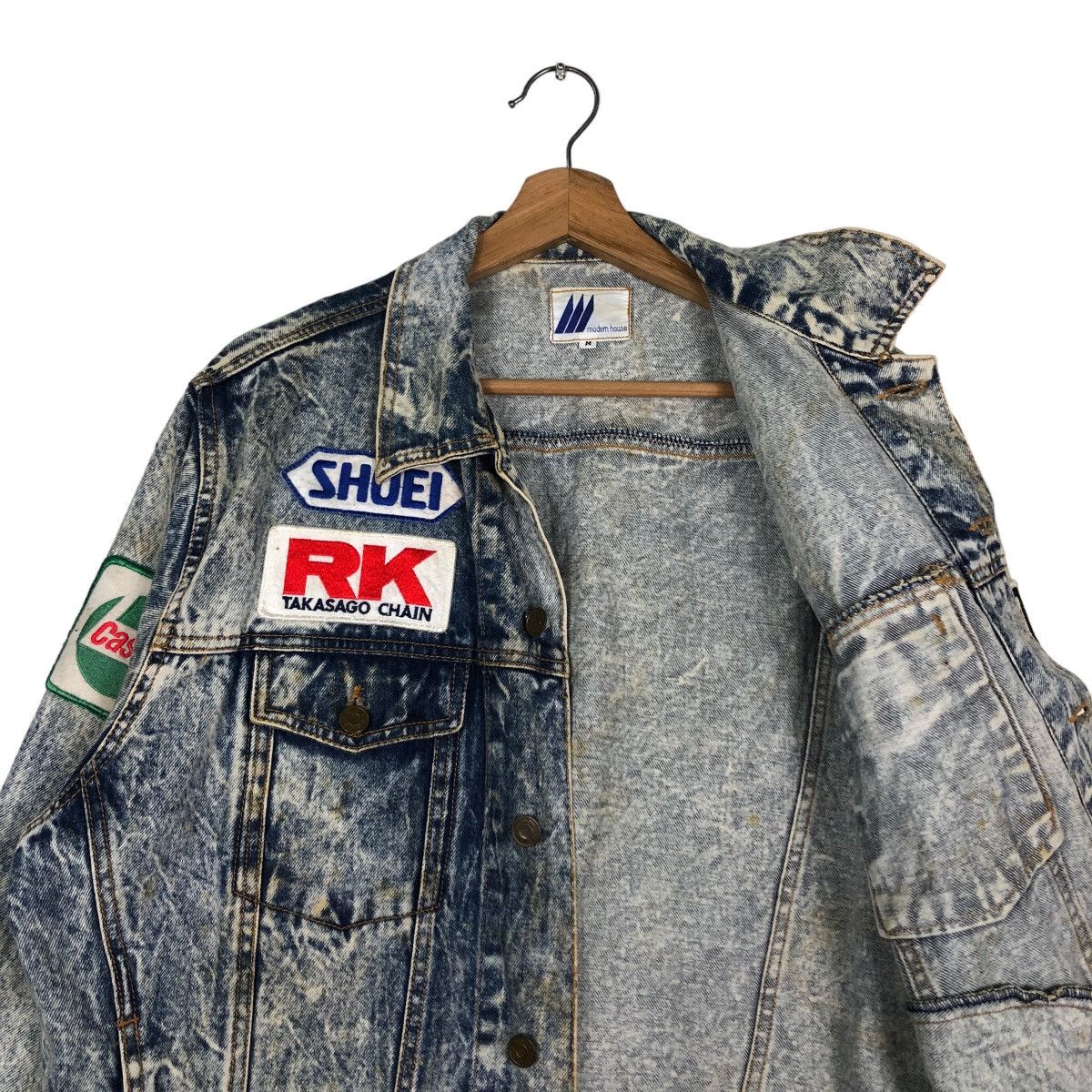 Japanese Brand 🔥Vintage Trucker Denim Jacket Biker Modern House Japan Size US M / EU 48-50 / 2 - 16 Thumbnail