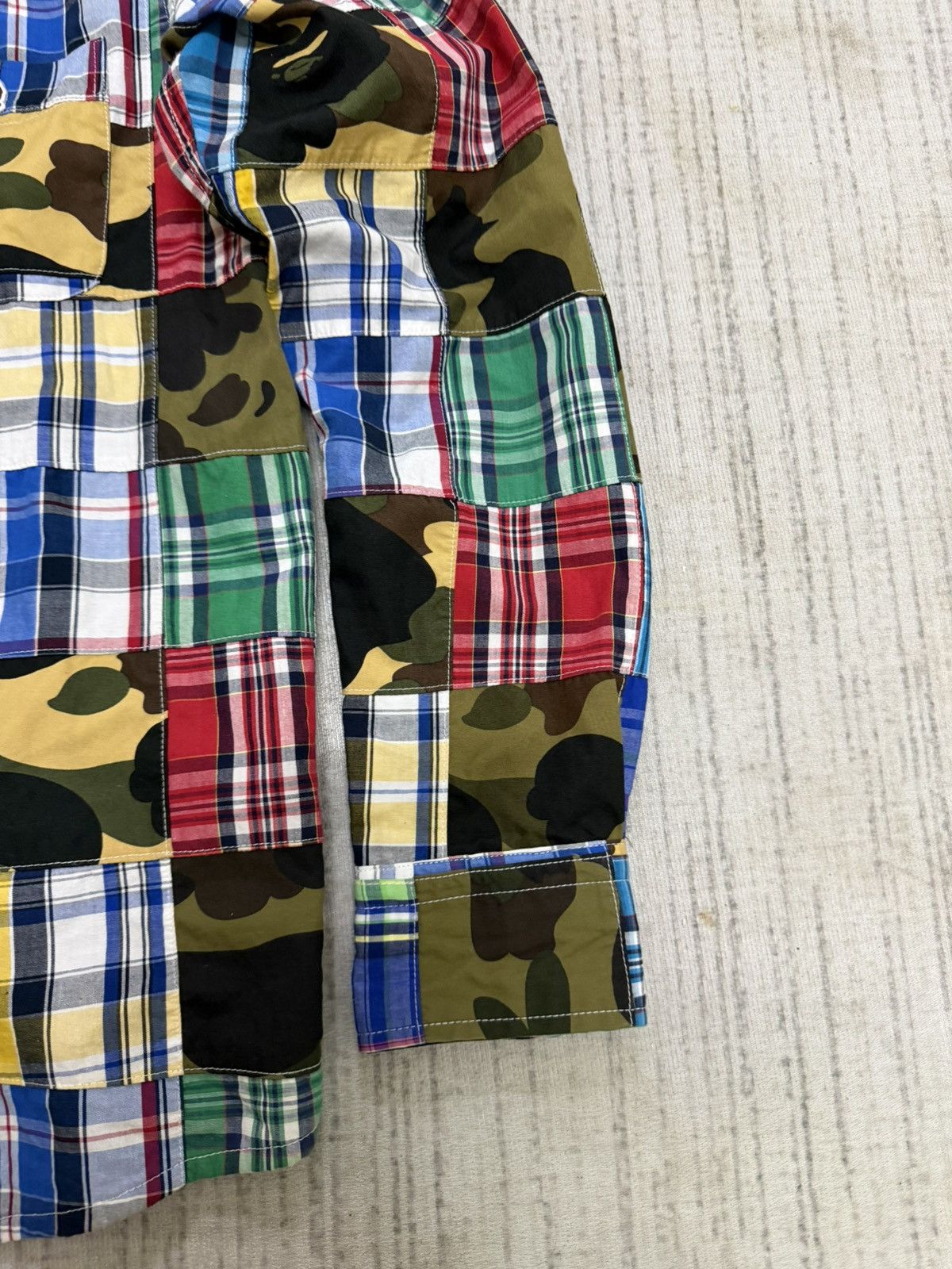 Bape camo multicolor army shirt