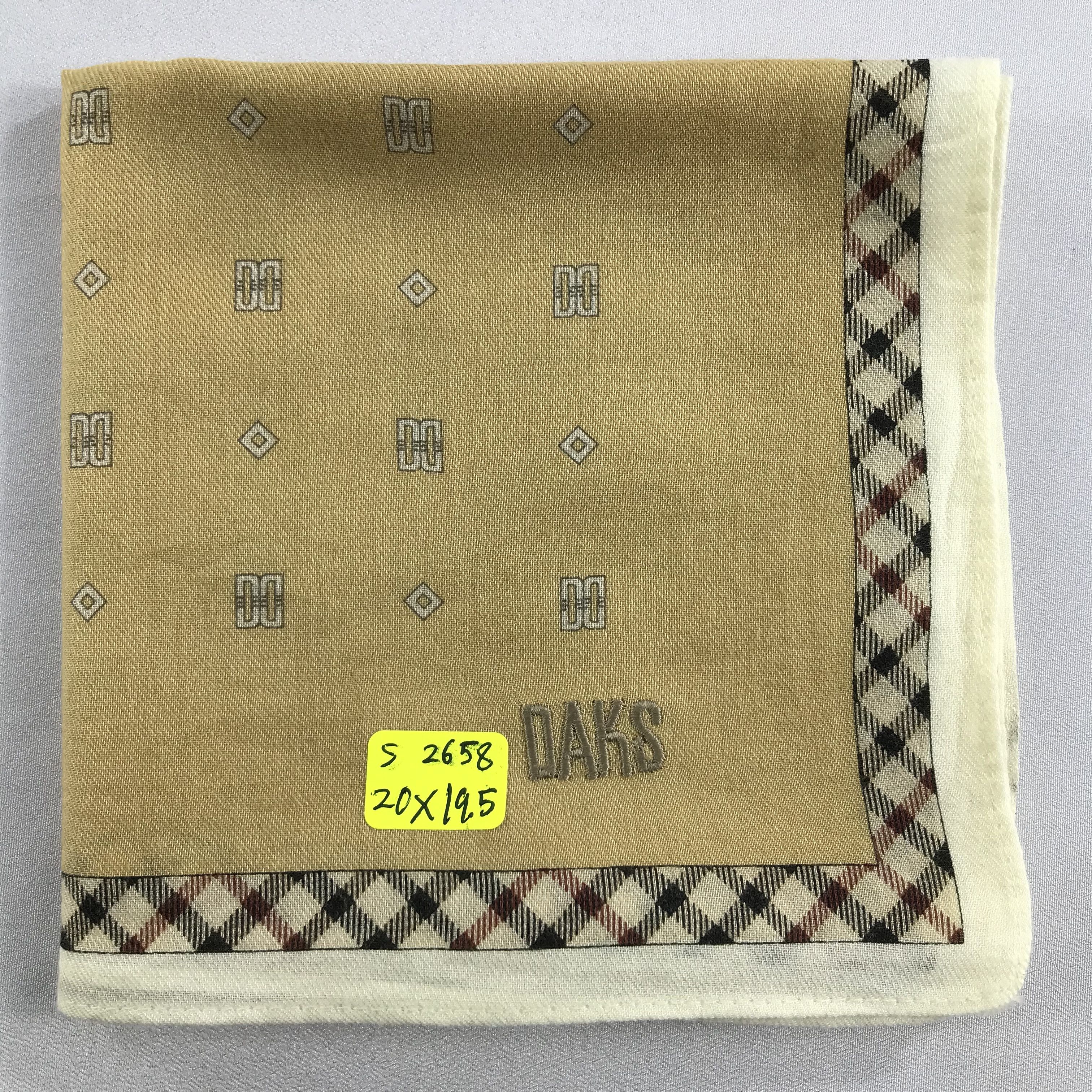 DAKS × Vintage Daks Bandana / Handkerchief / Neckerchief - S2658 Size ONE SIZE - 5 Thumbnail