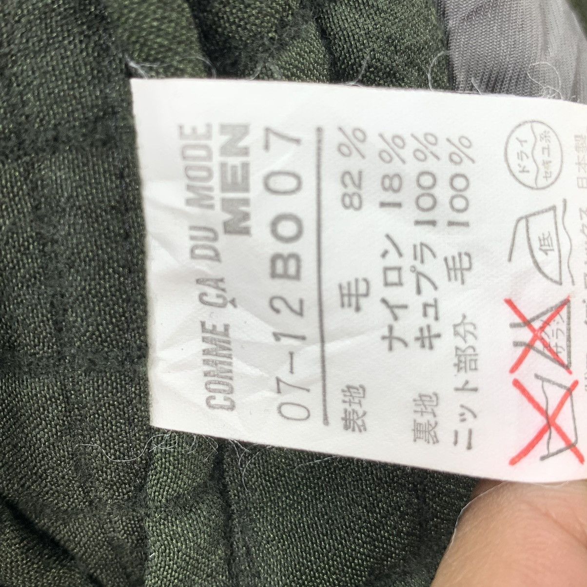 Japanese Brand Japan Made Half Knitted Checkered Quilted Bomber Jacket Size US S / EU 44-46 / 1 - 13 Thumbnail