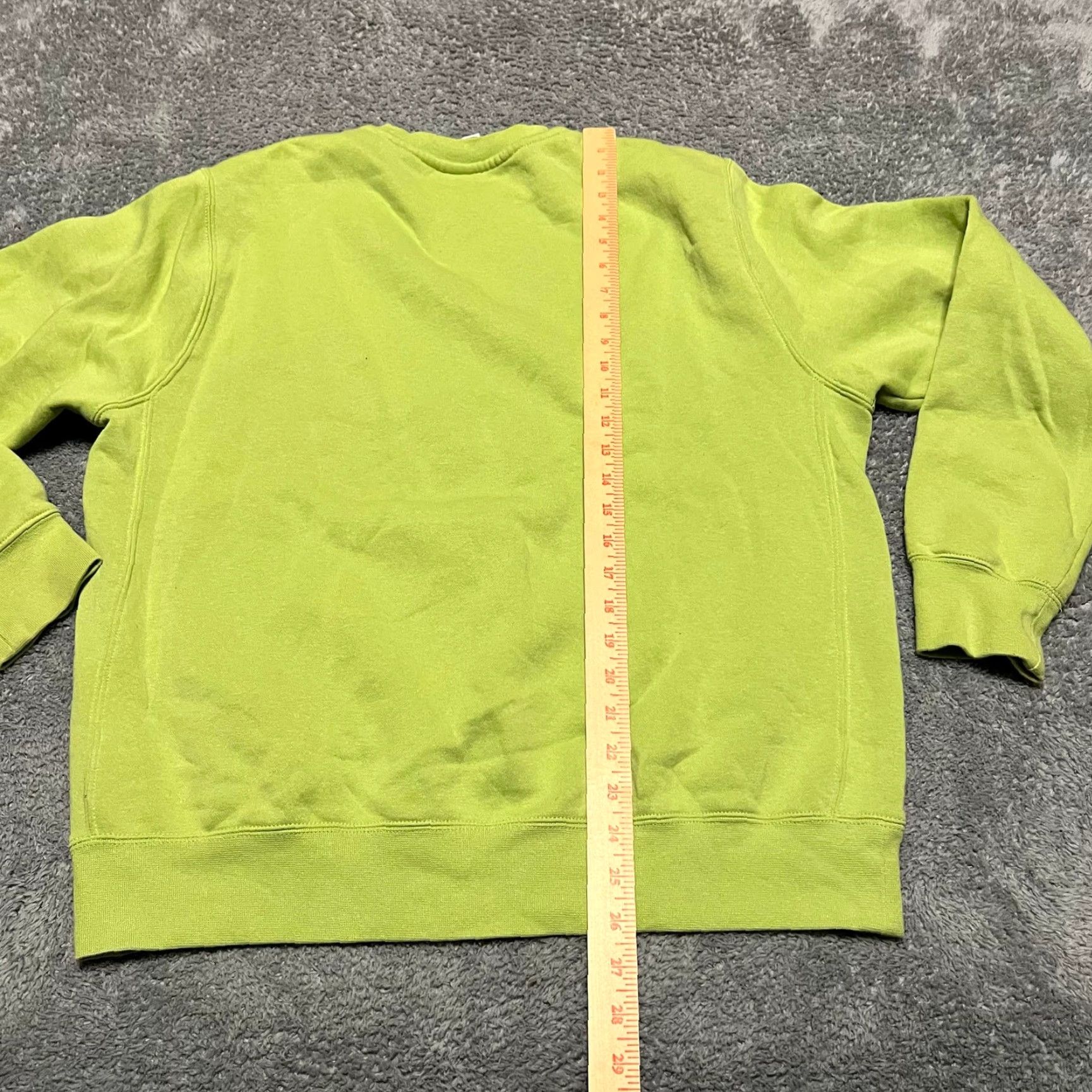 Nike Nike Sweatshirt Mens Medium Club Fleece Crewneck Lime Green BV2662 Size US M / EU 48-50 / 2 - 8 Thumbnail