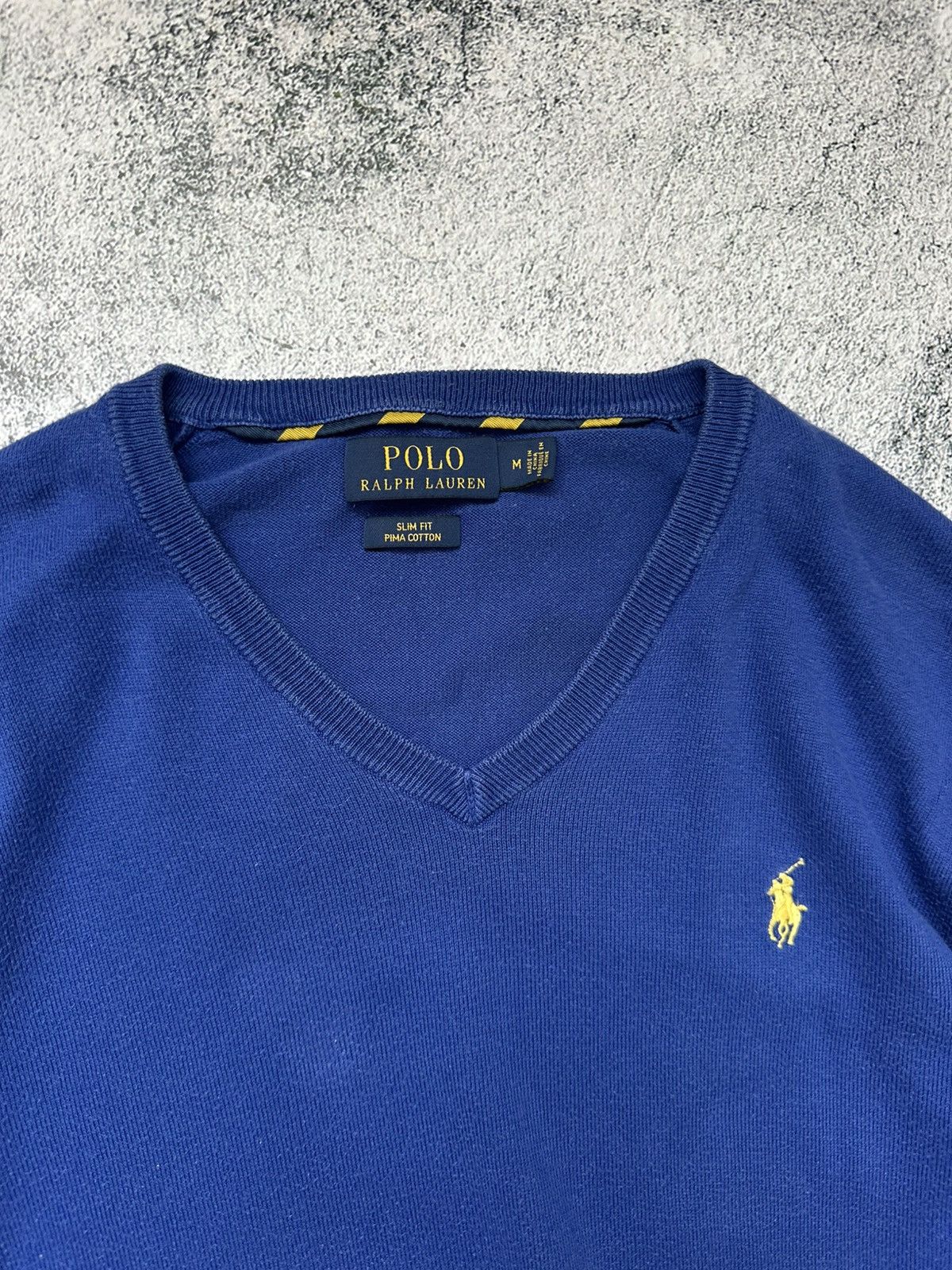 Polo Ralph Lauren Vintage Polo Ralph Lauren Sweater Blue Old Many Size US M / EU 48-50 / 2 - 7 Thumbnail