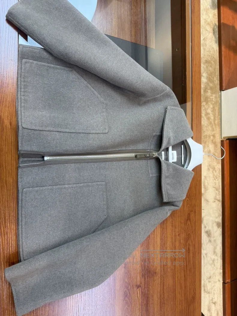Hermes Hermes Sophisticated Grey Cashmere Coat, Size 38, 100% Cas Size XS / US 0-2 / IT 36-38 - 1 Thumbnail
