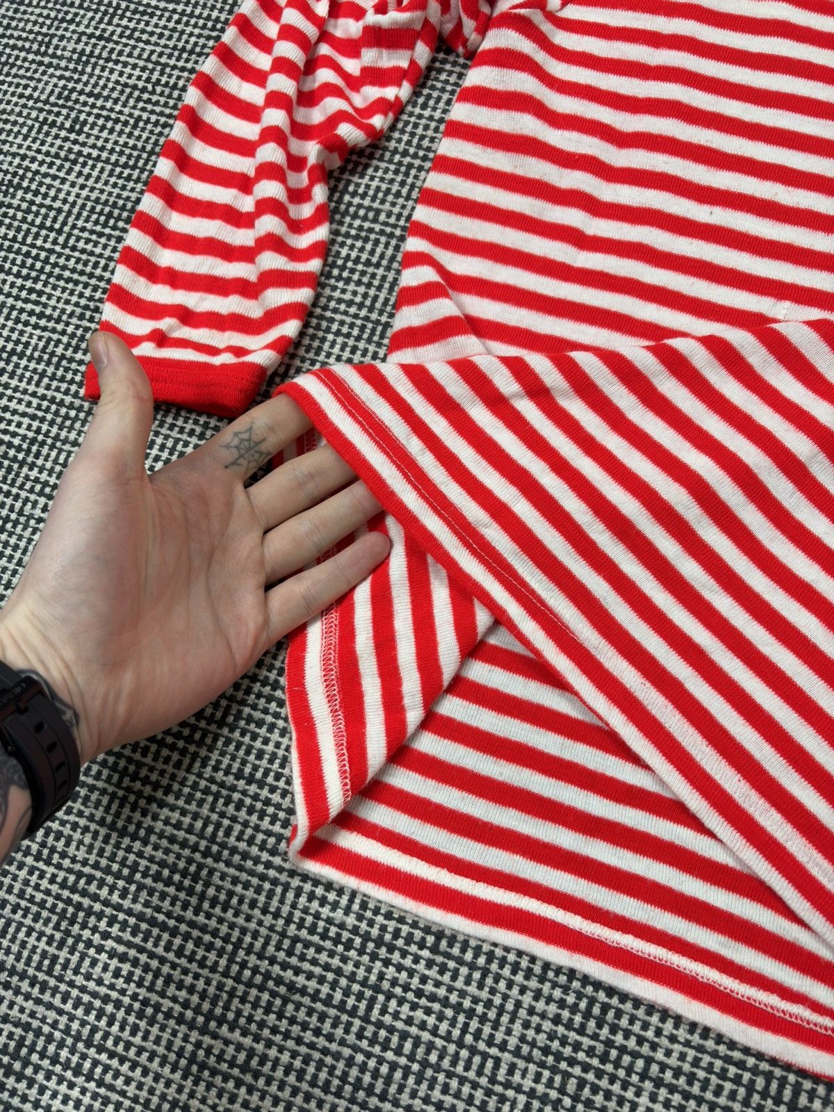 Le Laboureur 70s German Breton mariniere dock shirt workwear utility Size US S / EU 44-46 / 1 - 8 Thumbnail