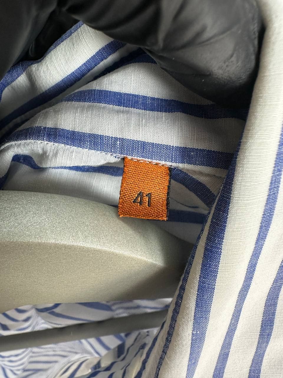 Other RRP $545 BRULI Alta Sartoria Linen/Cotton Striped Shirt Swis Size US L / EU 52-54 / 3 - 12 Thumbnail