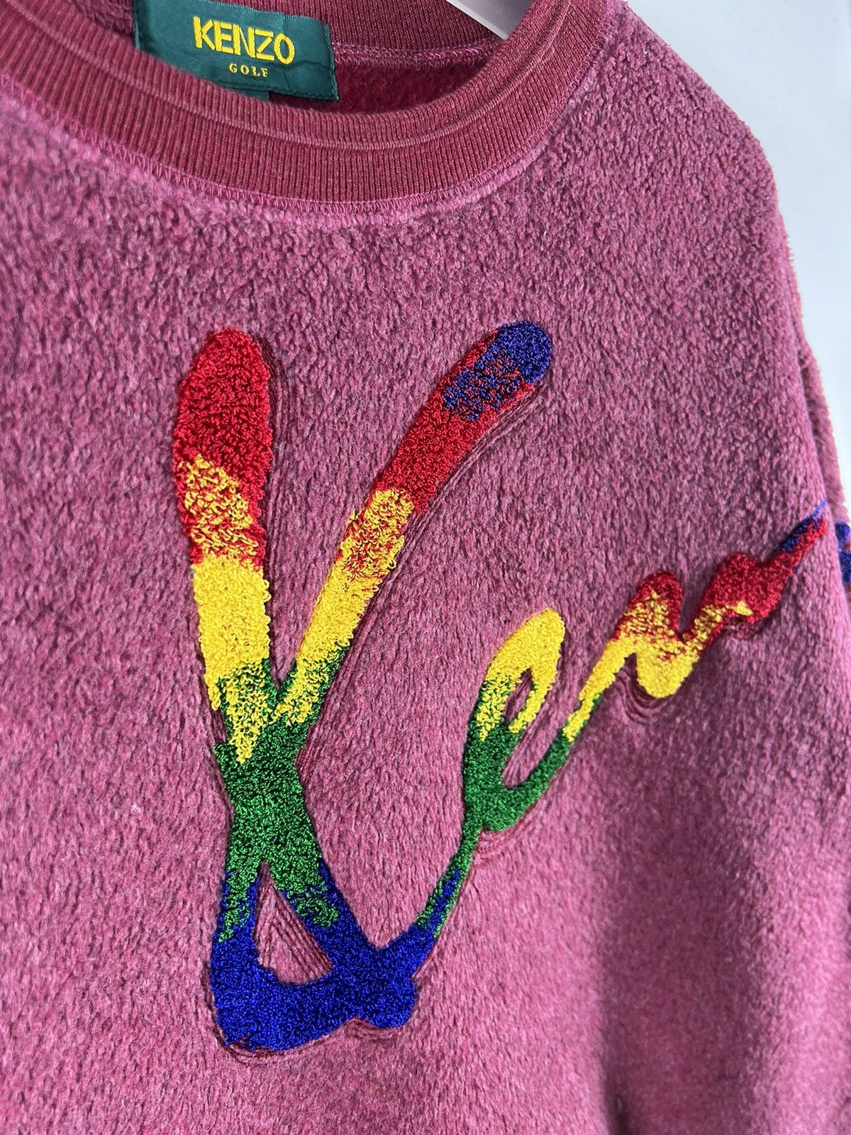 Designer × Kenzo × Vintage 🔥 Vintage KENZO GOLF spellout logo Sweatshirt Size US S / EU 44-46 / 1 - 6 Thumbnail