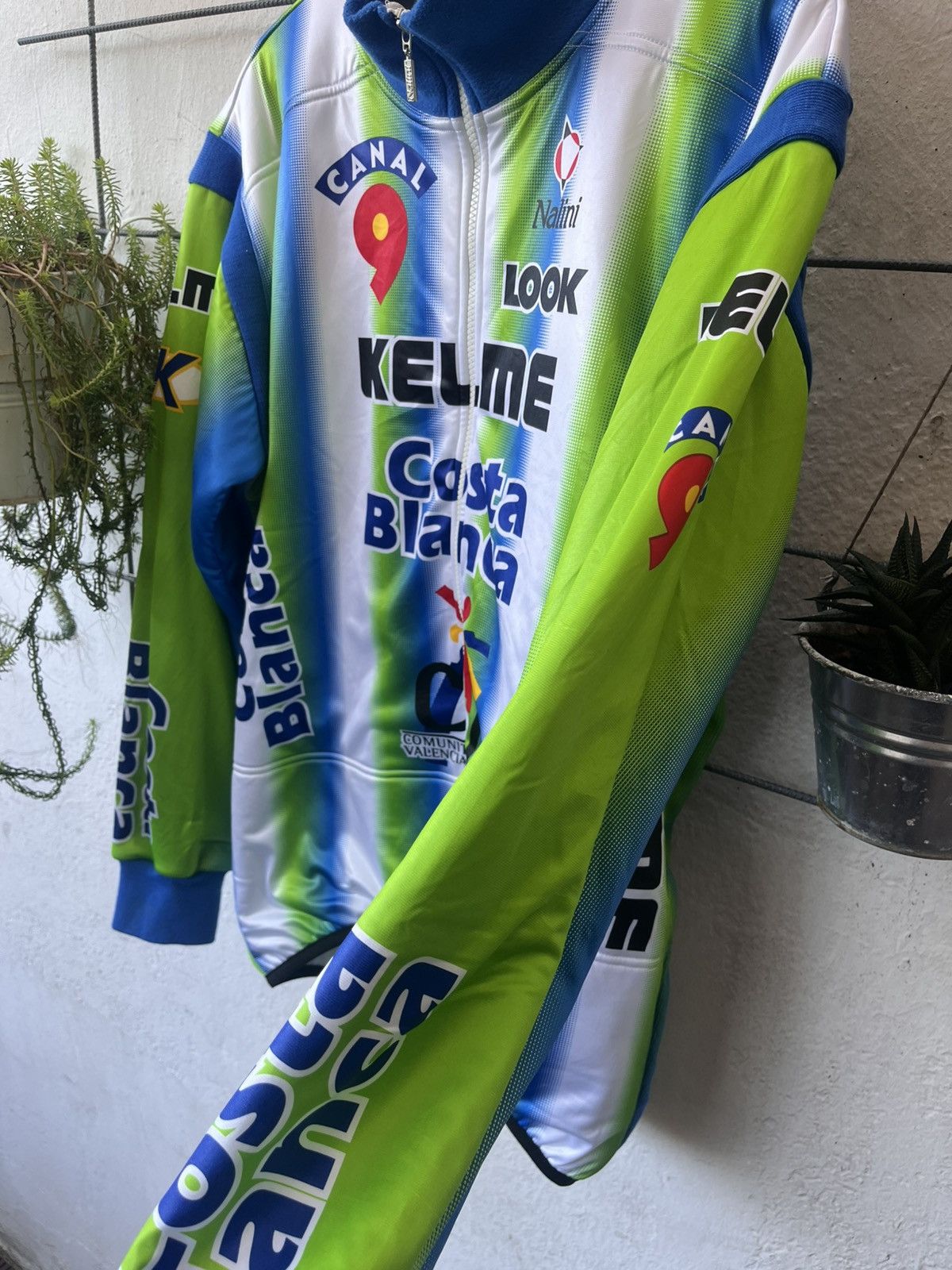 Other Nalini x Team Kelme Spain Vintage Fleece Bomber Jacket Size US XL / EU 56 / 4 - 6 Thumbnail
