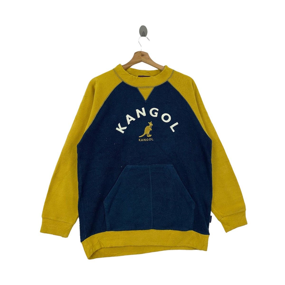Kangol × Vintage Vintage KANGOL United Kingdom Big Logo Fleece Sweatshirt Size US M / EU 48-50 / 2 - 3 Thumbnail