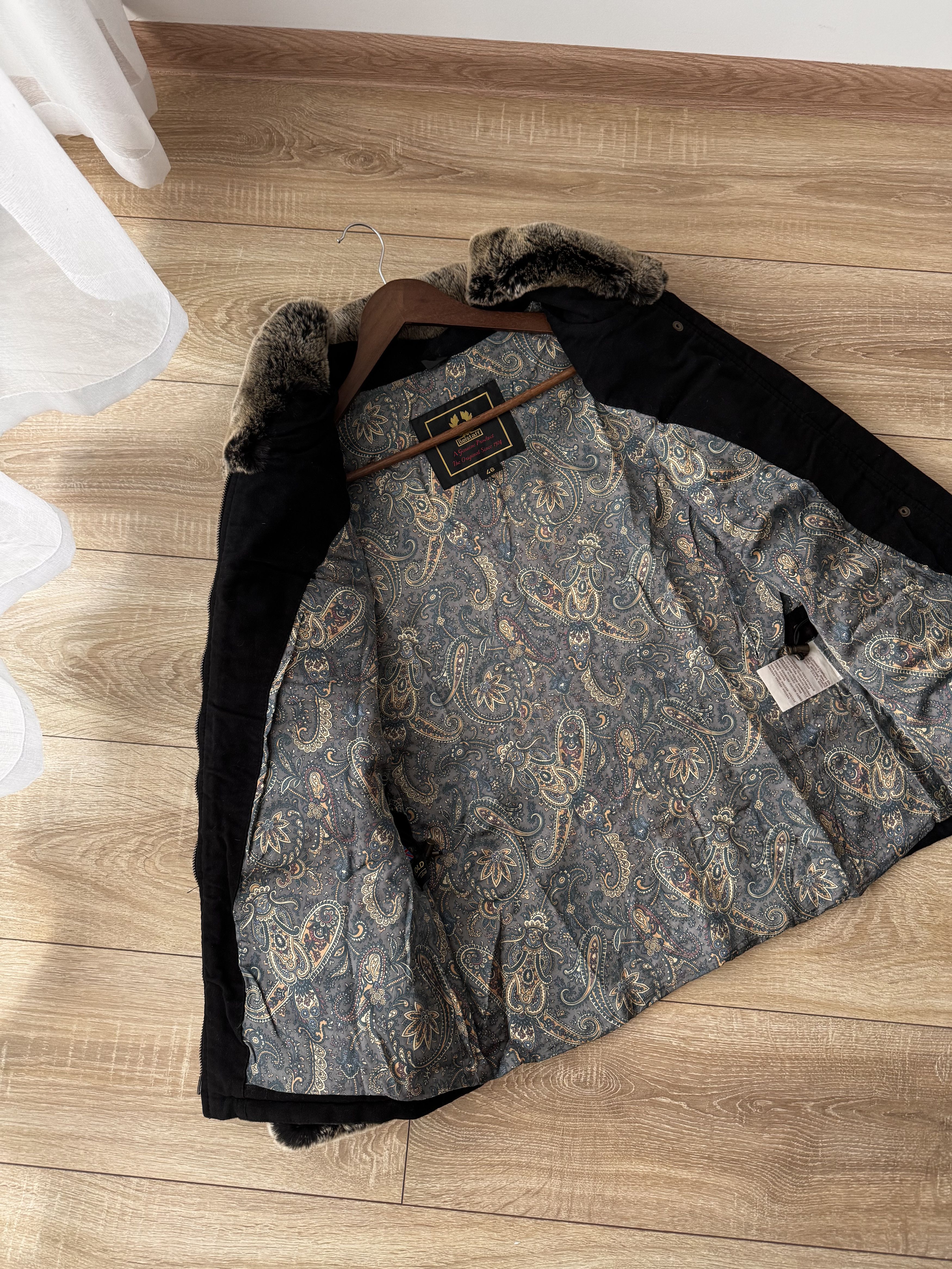 Belstaff Vintage Belstaff Luxury Wax Quilted Rabbit Fur W' Jacket Size L / US 10 / IT 46 - 9 Thumbnail