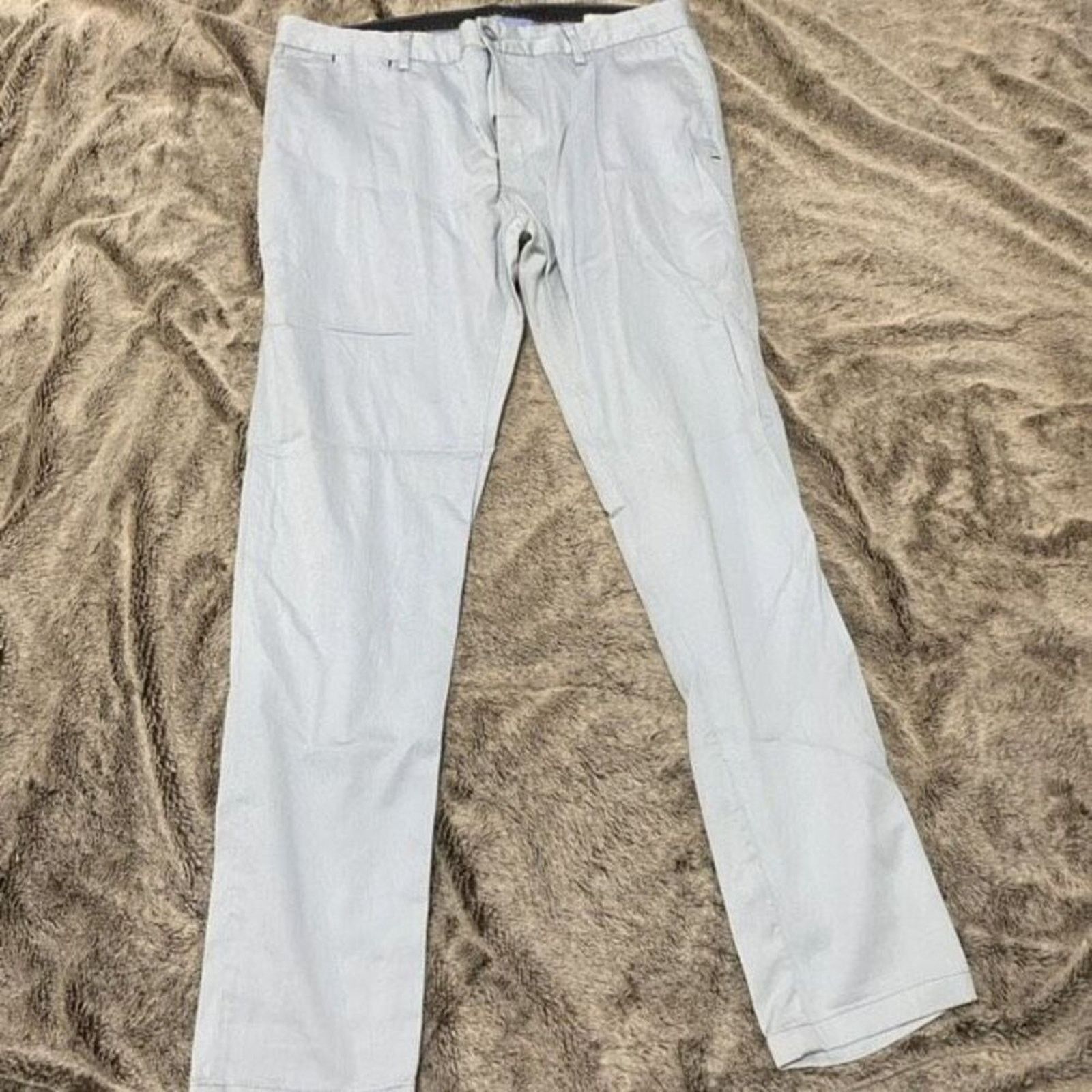 Other Frappoli Men’s Neutral Light Blue Trousers | Sz 36 Size US 36 / EU 52 - 4 Thumbnail