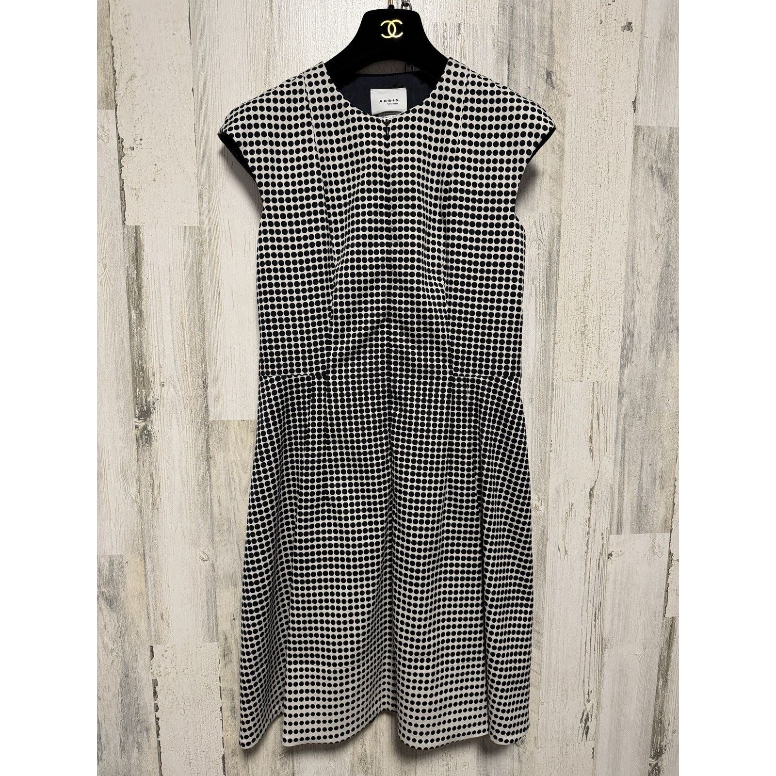 Akris Akris Punto Patterned Sleeveless Midaxi Dress Size M / US 6-8 / IT 42-44 - 18 Thumbnail