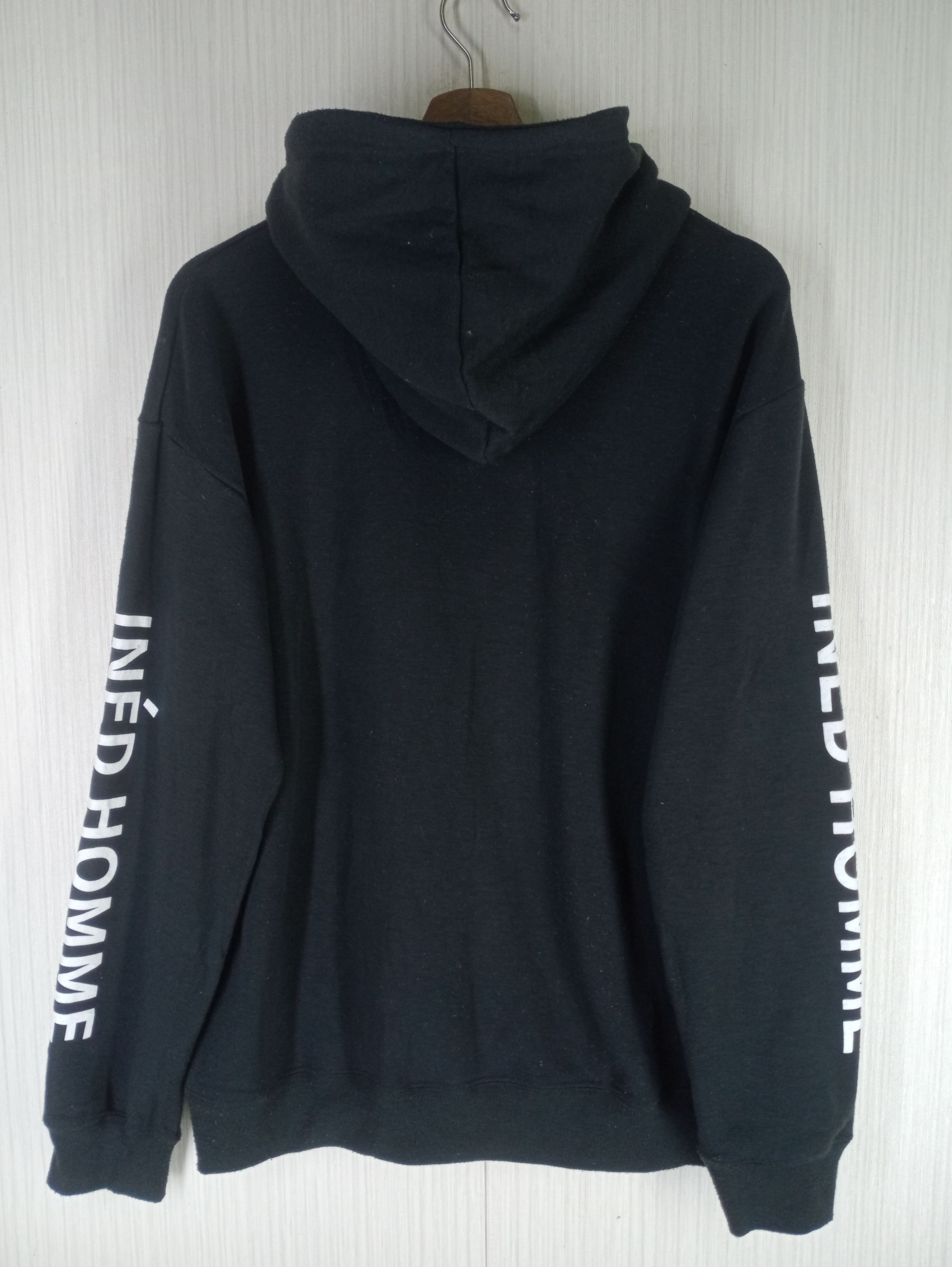 Issey Miyake Rare Vintage Ined Homme Issey Miyake Half Zipper Hoodie Size US L / EU 52-54 / 3 - 7 Thumbnail