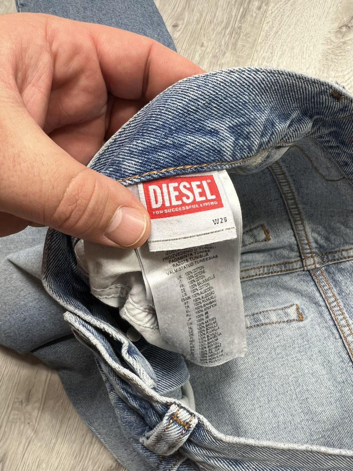 Diesel RARE Diesel Jeans With 3D Logo “D” Denim Pants Size US 30 / EU 46 - 20 Thumbnail