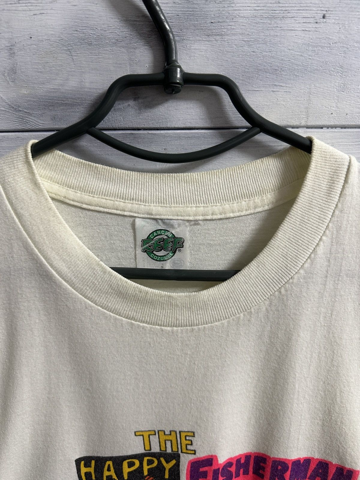 Vintage Very Rare T-Shirt The Happy Fisherman Cancon Mexico Sex porn Size US M / EU 48-50 / 2 - 7 Thumbnail