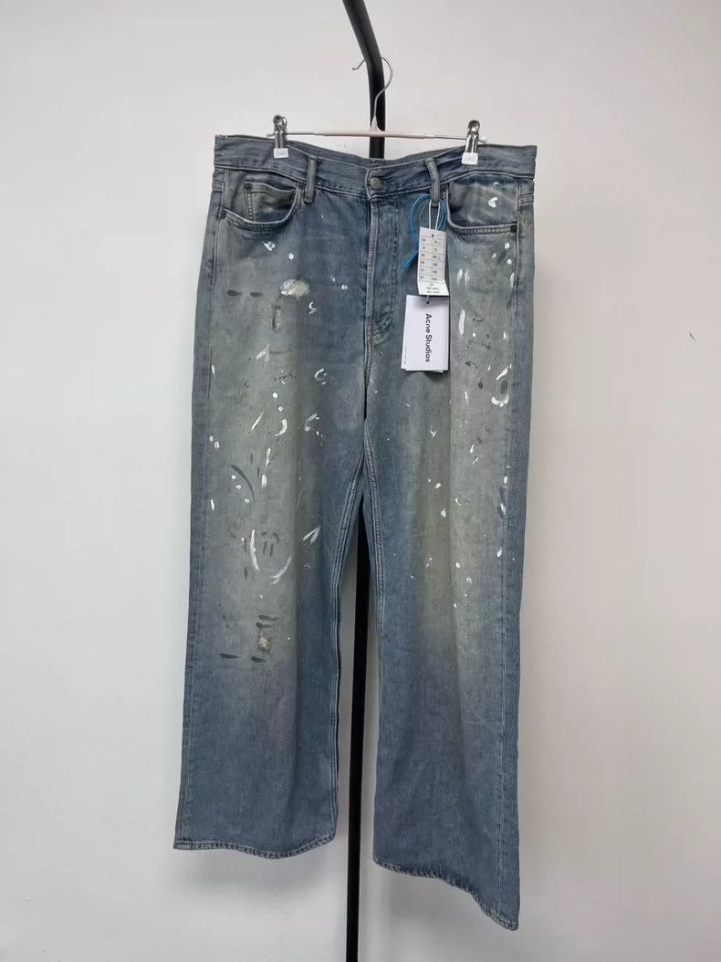 Acne Studios acne studios Heavy industry loose and non-elastic jeans Size US 34 / EU 50 - 1 Thumbnail