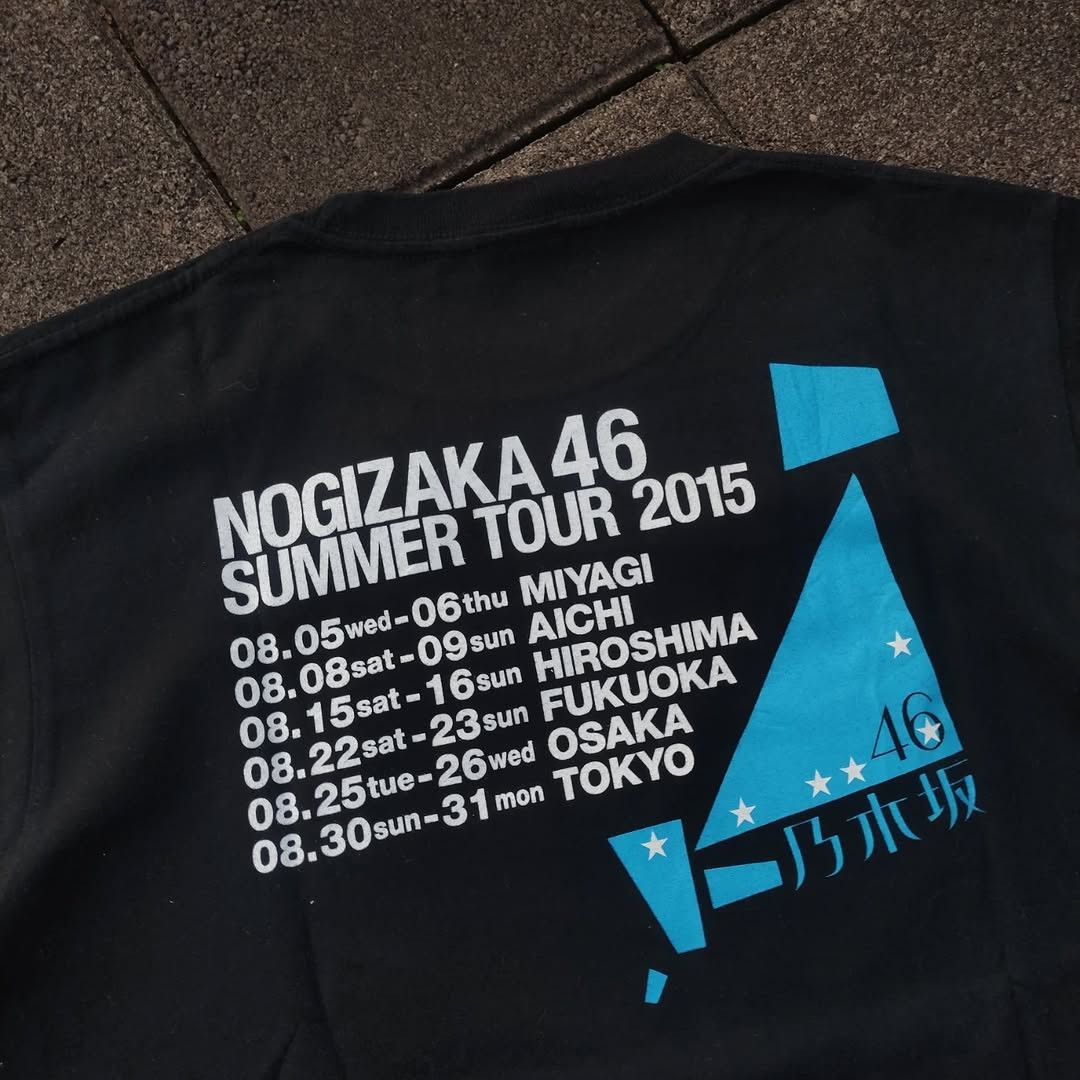 Band Tees Nogizaka46 Summer Tour 2015 Tee Size US M / EU 48-50 / 2 - 4 Thumbnail