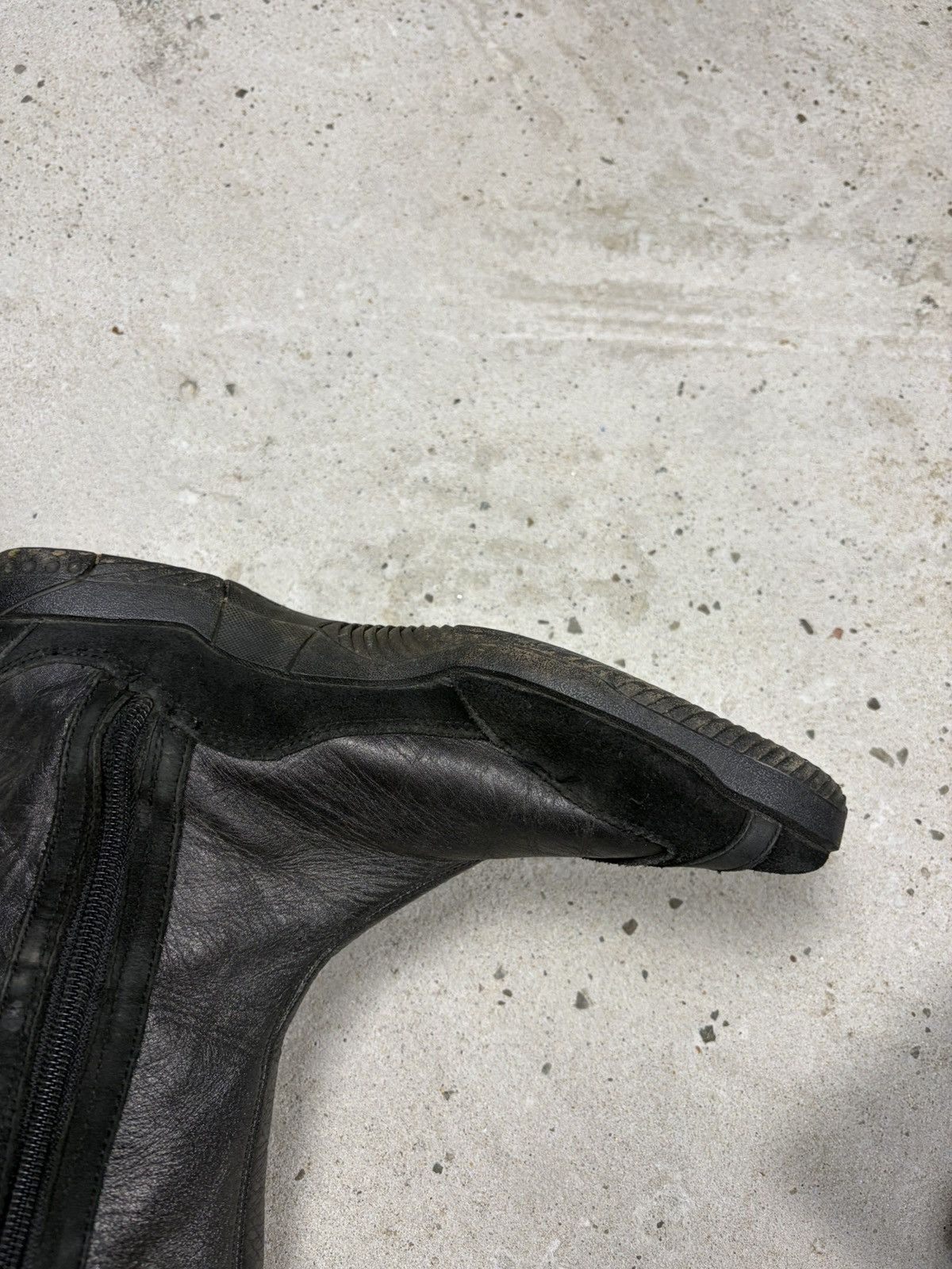 Diesel Vintage 2000s Diesel Black Cow Leather Archive Moto Boots Size US 8.5 / IT 38.5 - 7 Thumbnail