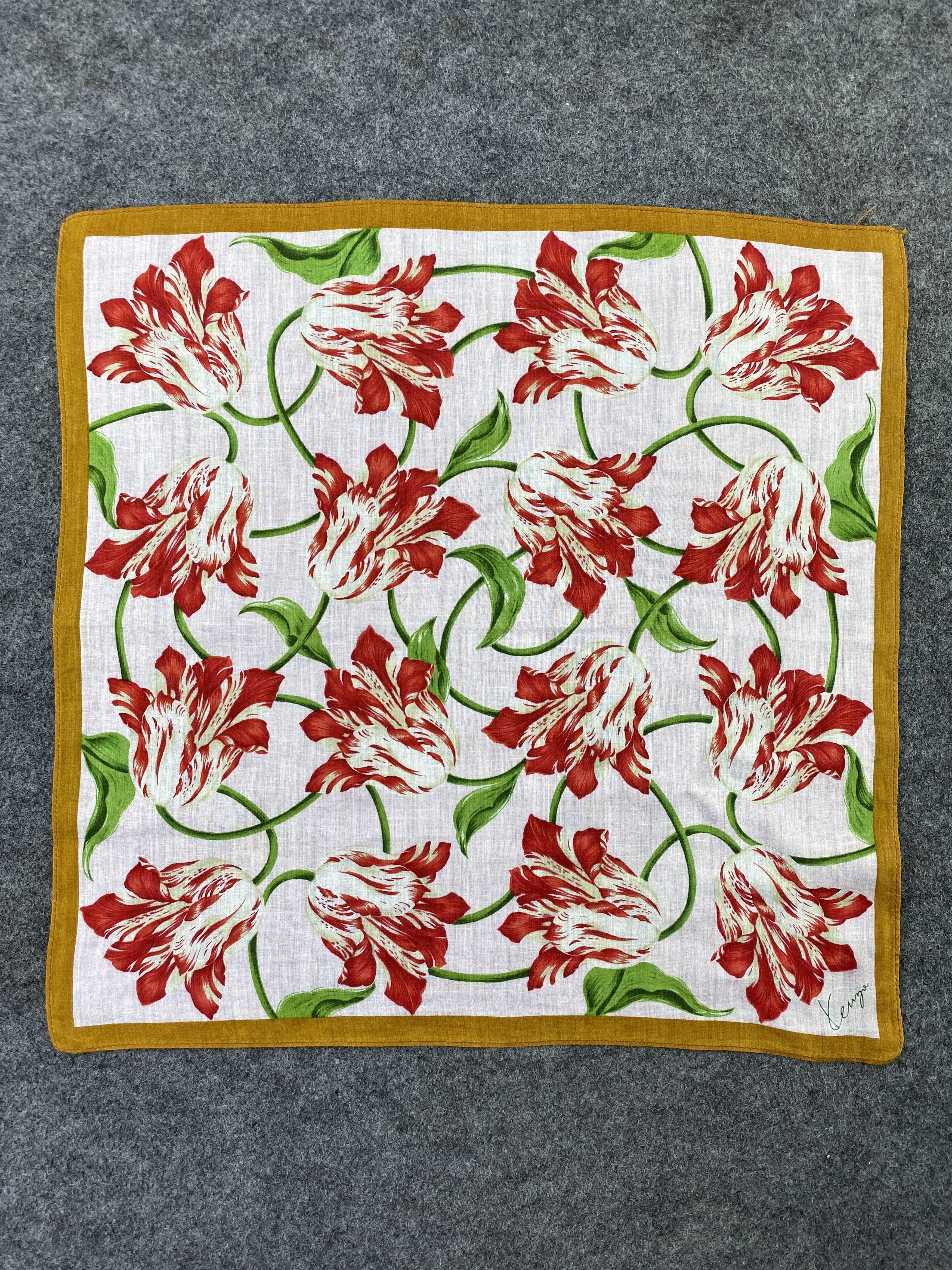 Kenzo Kenzo Handkerchief / Bandana / Neckerchief / Headscarf-B163 Size ONE SIZE - 3 Thumbnail