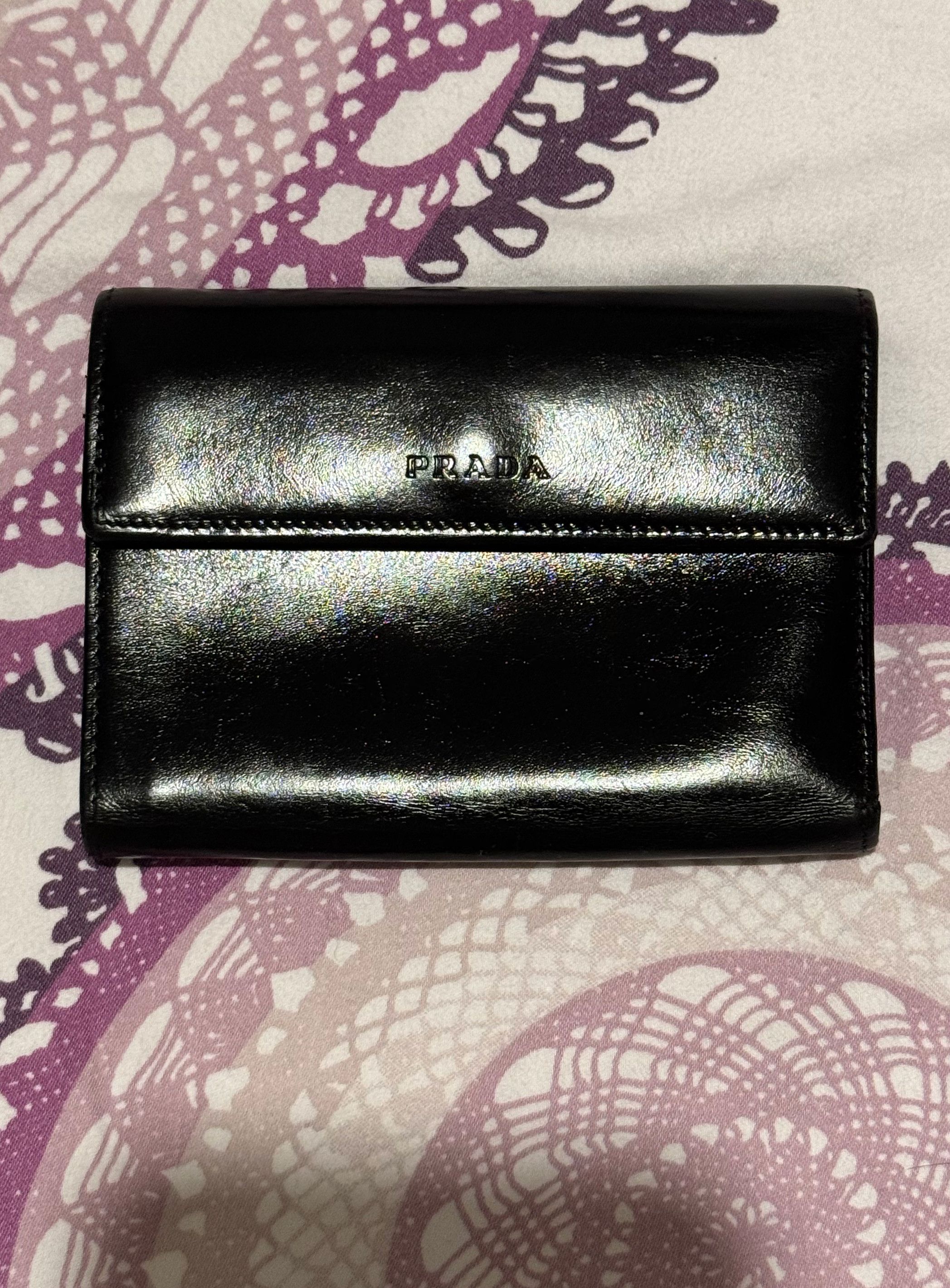 Prada Prada Small Leather Wallet Size ONE SIZE - 1 Thumbnail