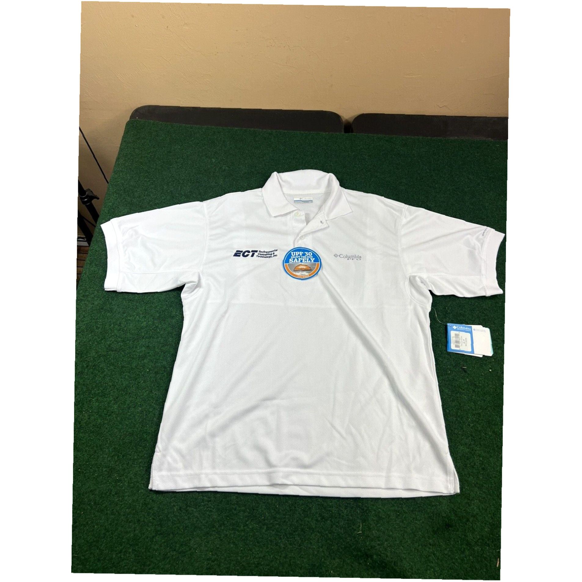Vintage ECT Enviromental Consulting Technology Columbia PFG White Polo Shirt Sz Small Size US S / EU 44-46 / 1 - 1 Thumbnail