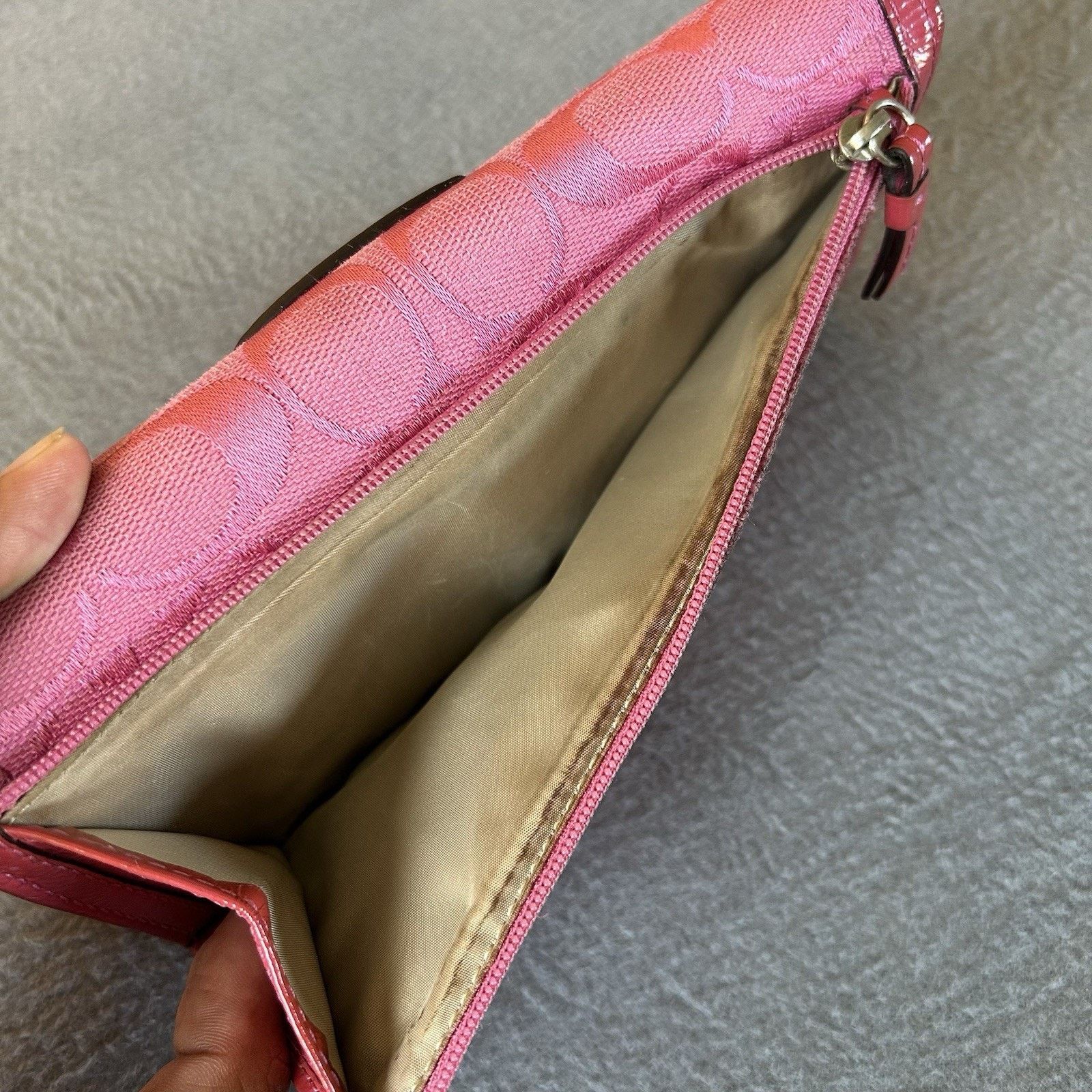 Coach COACH Canvas Leather Soho PINK Signature Bi-fold wallet Size ONE SIZE - 7 Thumbnail