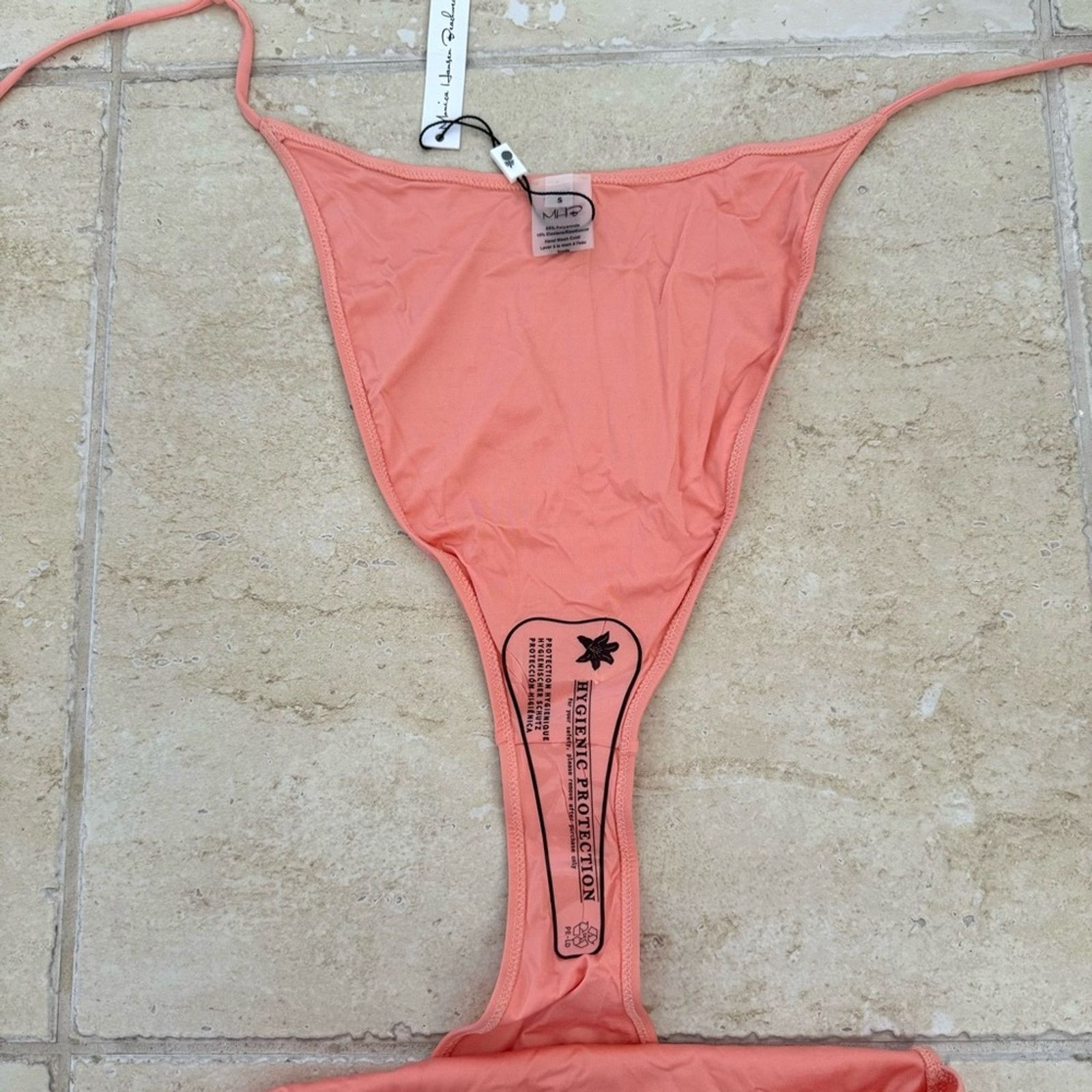 Other NWT! Monica Hansen Beachwear, One Piece, Peach Color, Size S Size S / US 4 / IT 40 - 5 Thumbnail