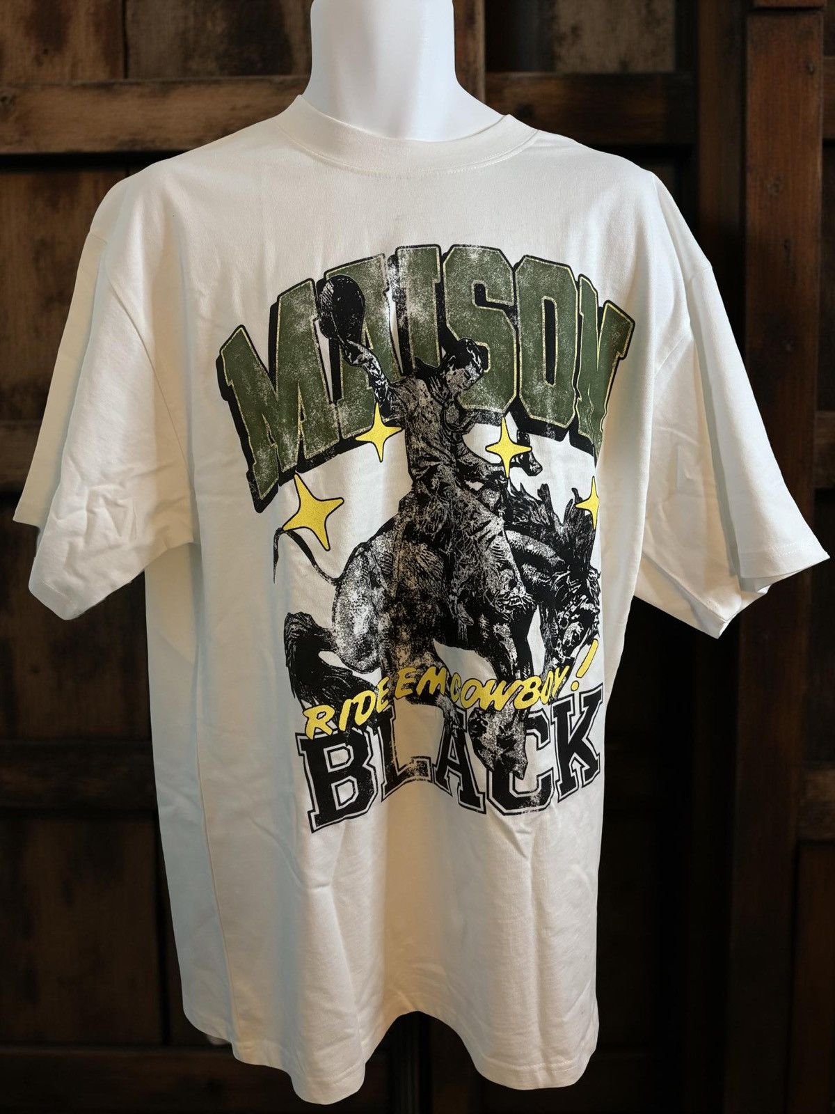 Other Maison Black Ride ‘Em Cowboy T-Shirt. XXL Size US XXL / EU 58 / 5 - 1 Thumbnail