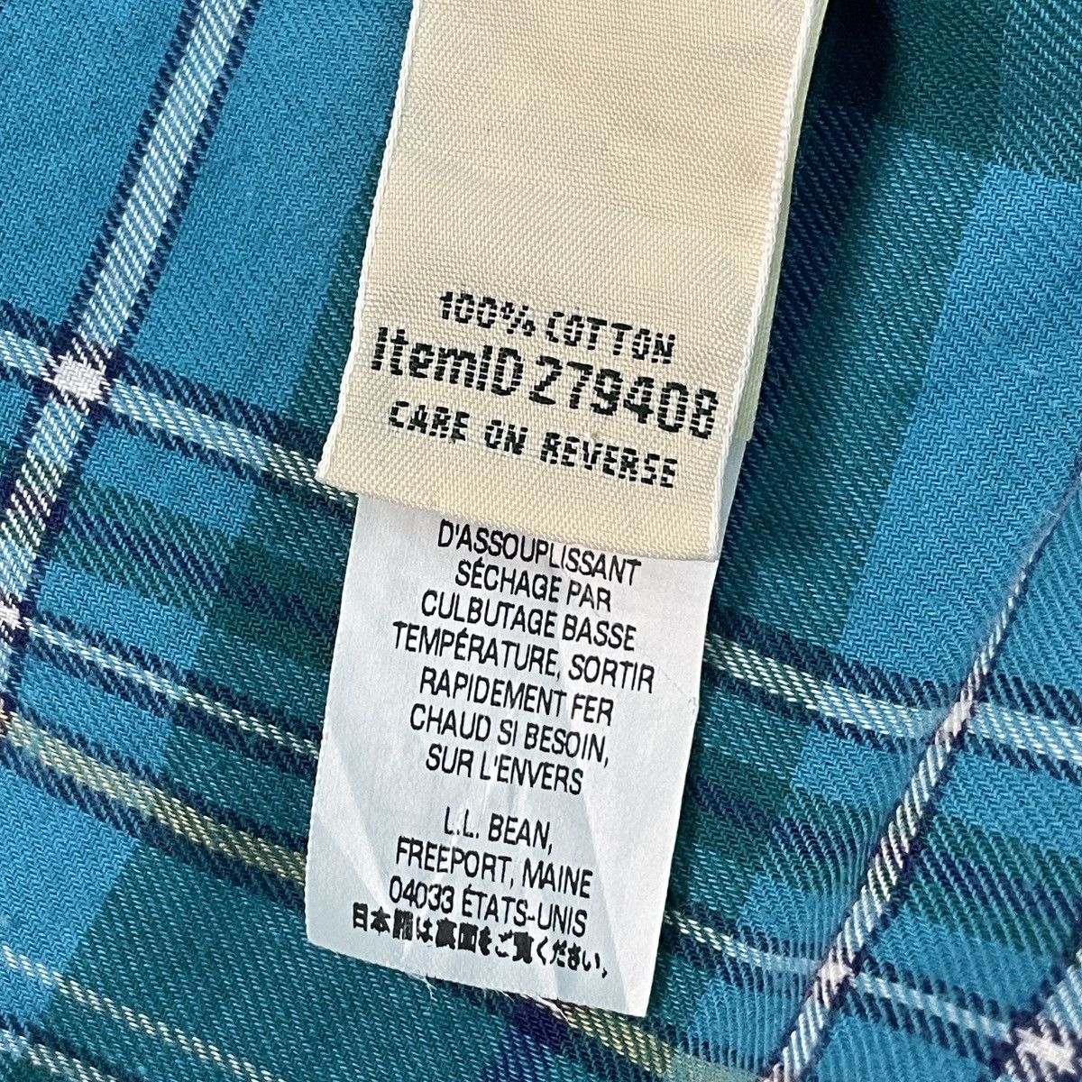 L.L. Bean L.L.Bean Plaid Corduroy Button Up Jacket Size US XS / EU 42 / 0 - 14 Thumbnail