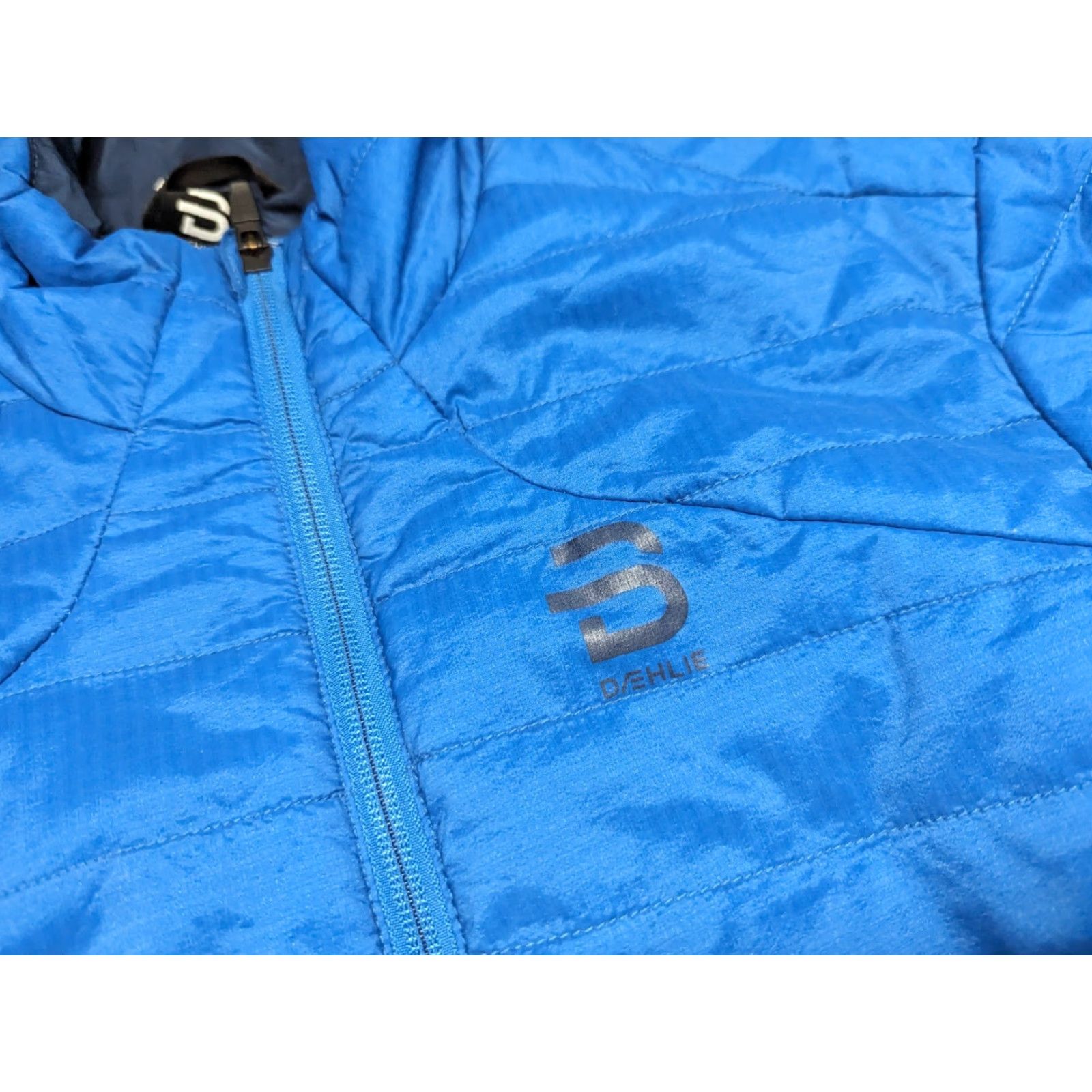 Vintage Bjorn Daehlie Mens Ski Jacket Size S Full Zip Blue Small | Puffer, Hooded, Thermal, Quick Dry, Skiing, Winter Sport Jacket Size US S / EU 44-46 / 1 - 7 Thumbnail