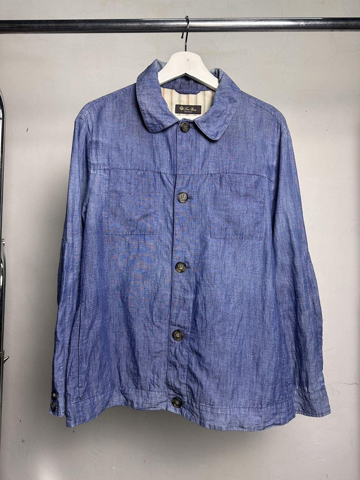 Loro Piana Loro Piana Cotton Boxy Overshirt Jacket Size US S / EU 44-46 / 1 - 22 Thumbnail