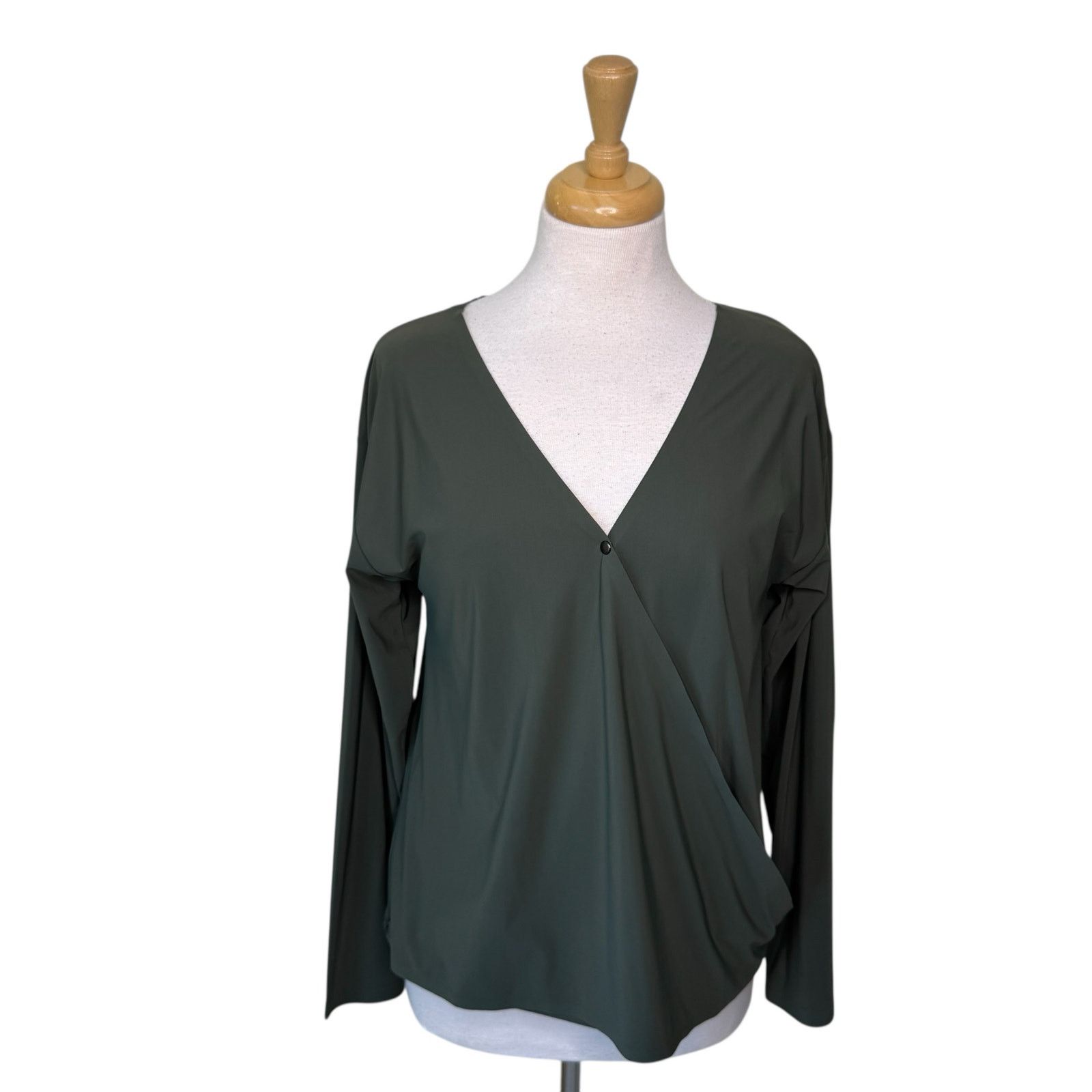 Other ADAY That's A Wrap Top Olive Green Size Small Size S / US 4 / IT 40 - 1 Thumbnail
