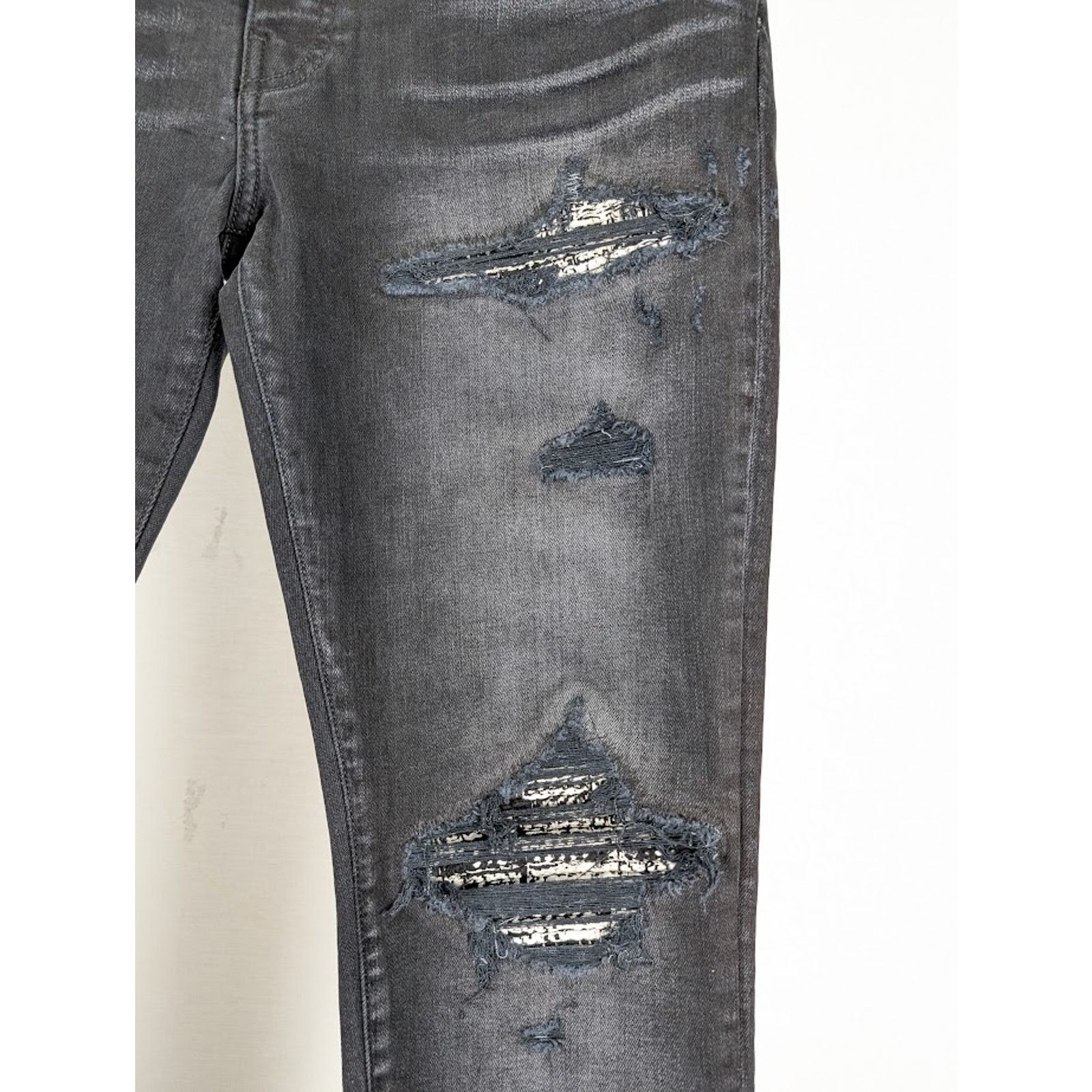 Amiri o1rshd1 Boucle MX1 Jeans in Aged Black Size US 38 / EU 54 - 7 Thumbnail