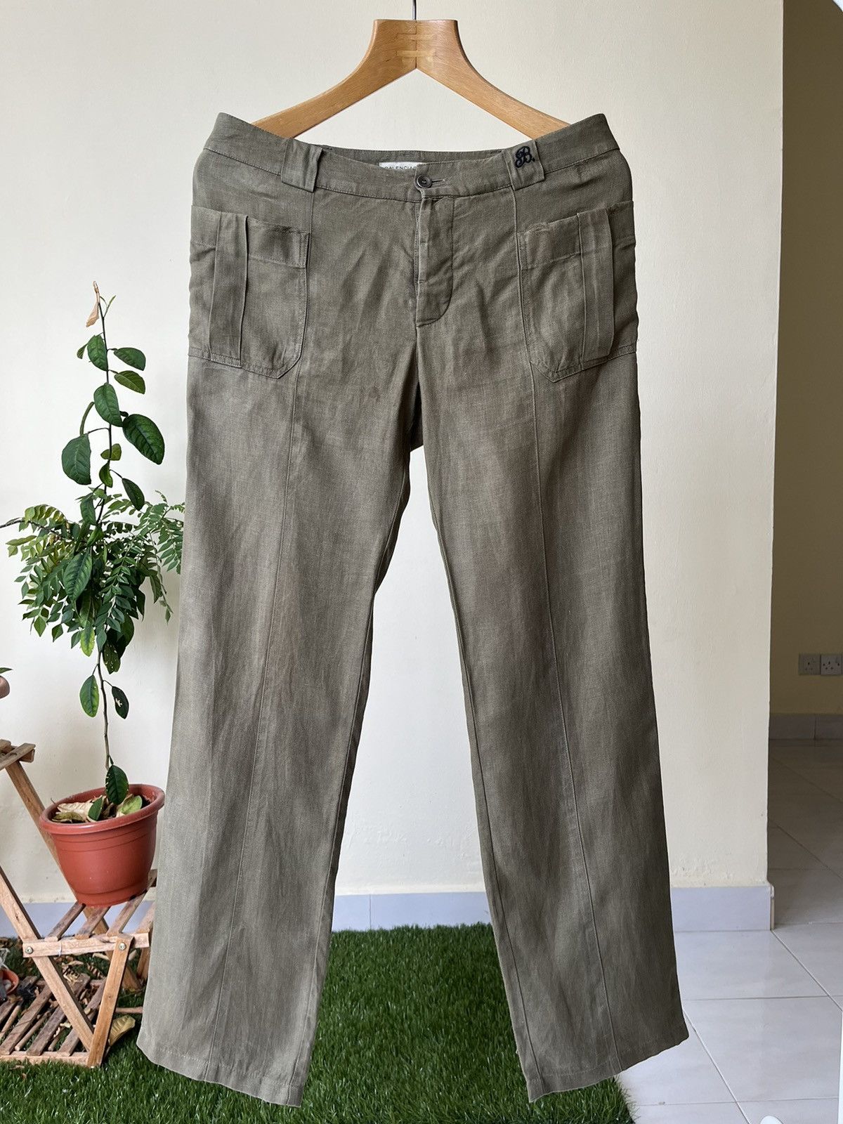 Balenciaga Balenciaga Bush Linen Pants Size 33" - 1 Thumbnail