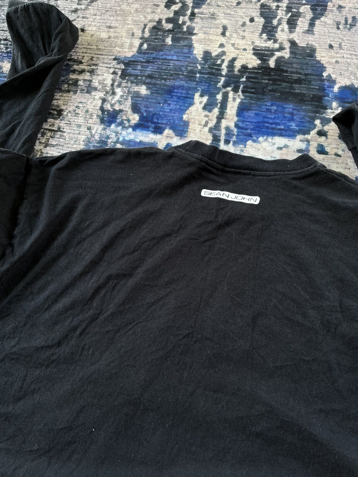Rap Tees × Sean John RARE Sean john big logo long sleeve shirt Size US XL / EU 56 / 4 - 8 Thumbnail