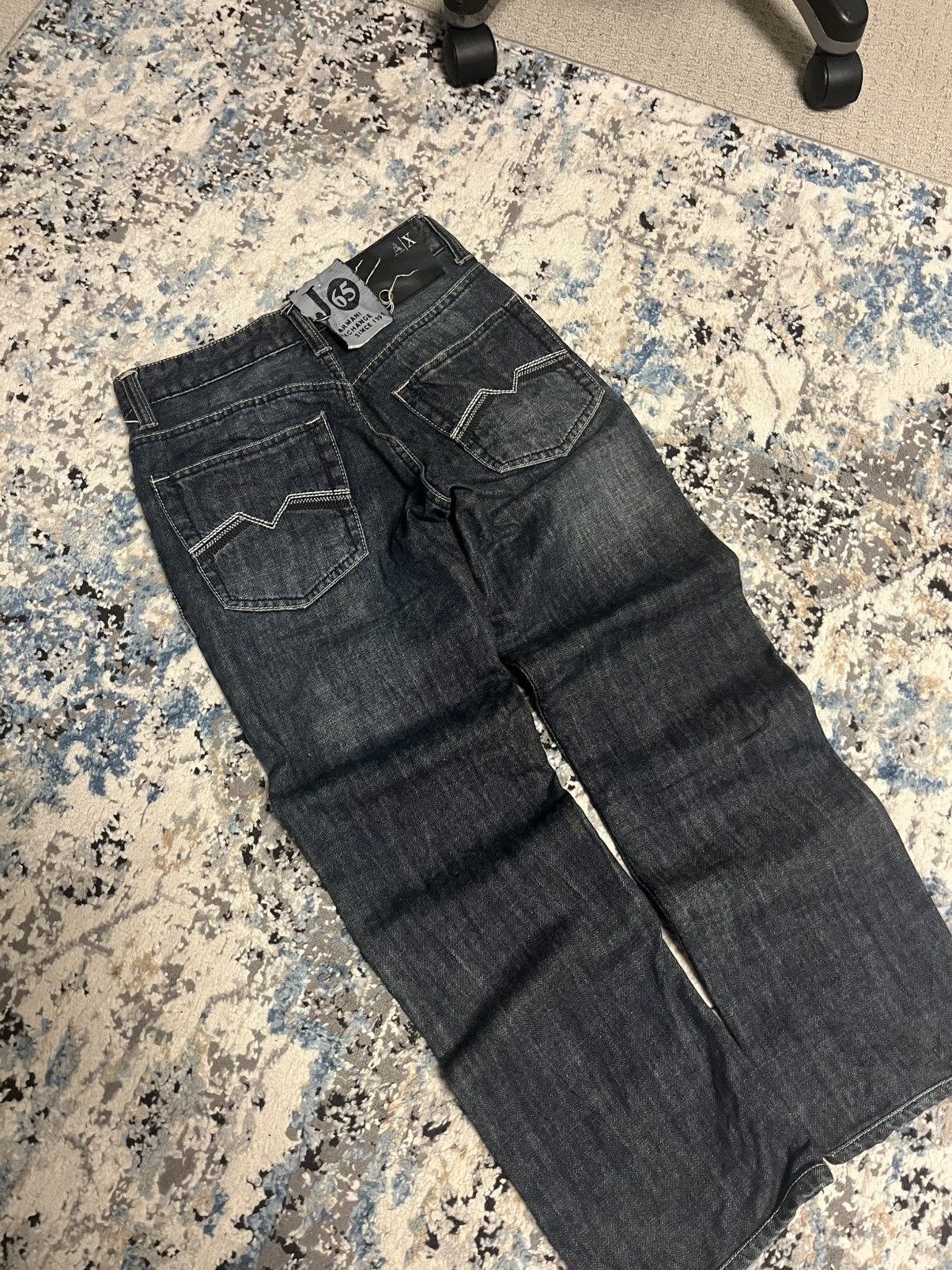 Emporio Armani Vintage Japanese flared denim jeans indi style Size US 28 / EU 44 - 7 Thumbnail