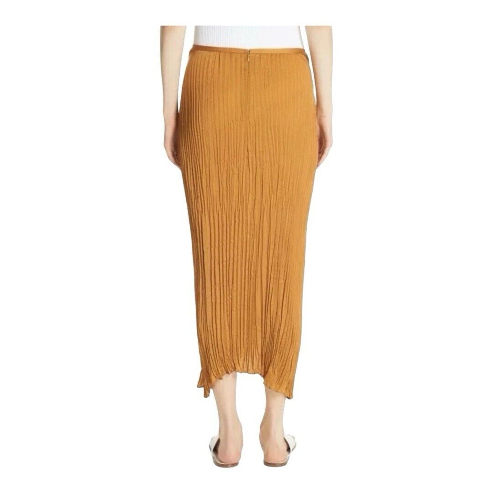 Vince Vince Pleated Plisse Midi Skirt Size 34" / US 12 / IT 48 - 6 Thumbnail
