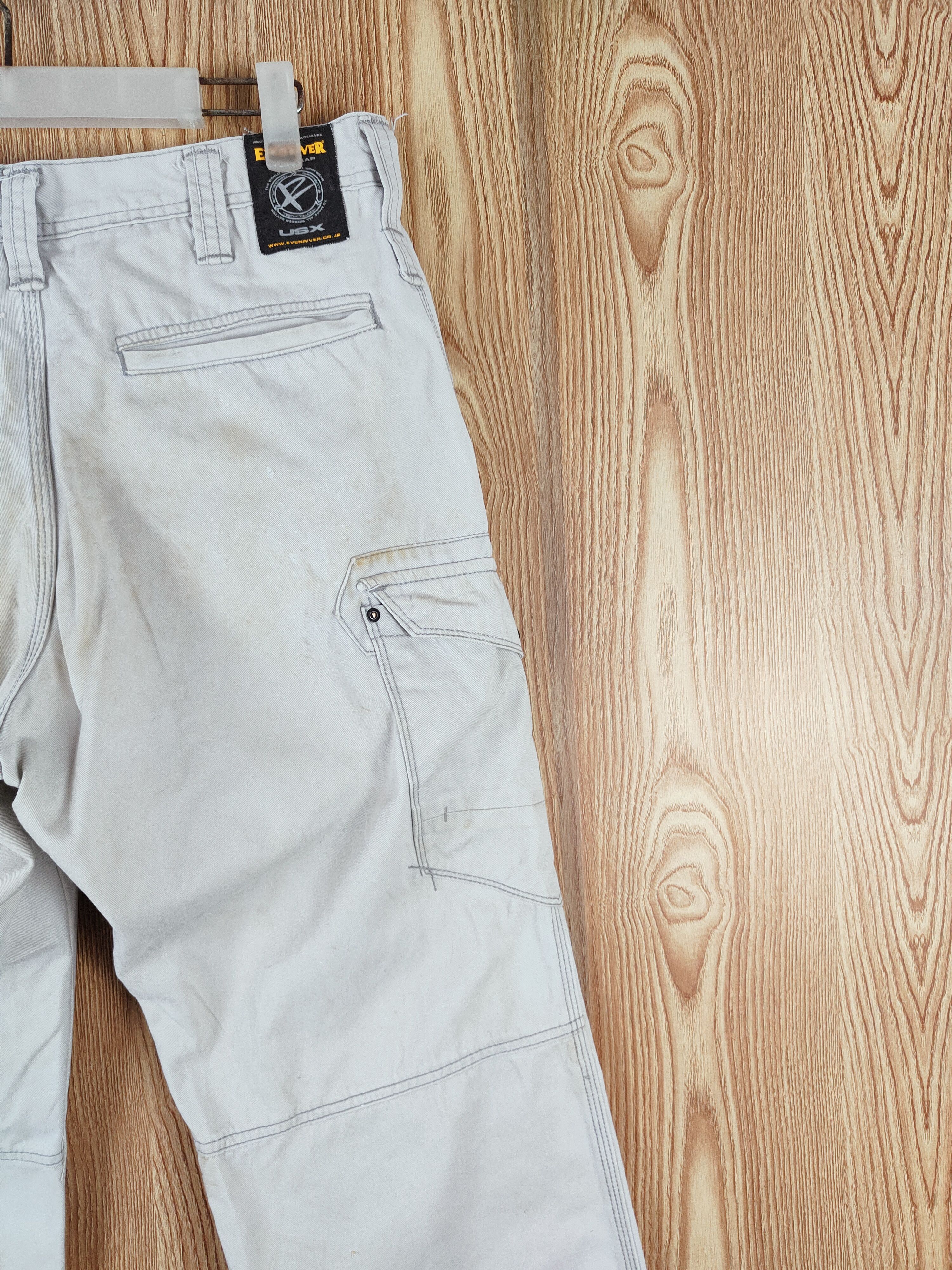 Japanese Brand Evenriver Light Gray Multipocket Tactical Cargo Pants #W514 Size US 32 / EU 48 - 10 Thumbnail