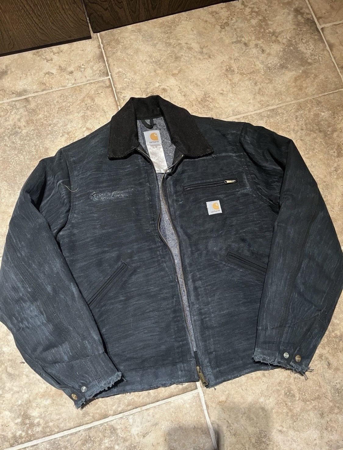 Carhartt Carhartt Detroit Jacket J01 Black Size US S / EU 44-46 / 1 - 1 Thumbnail