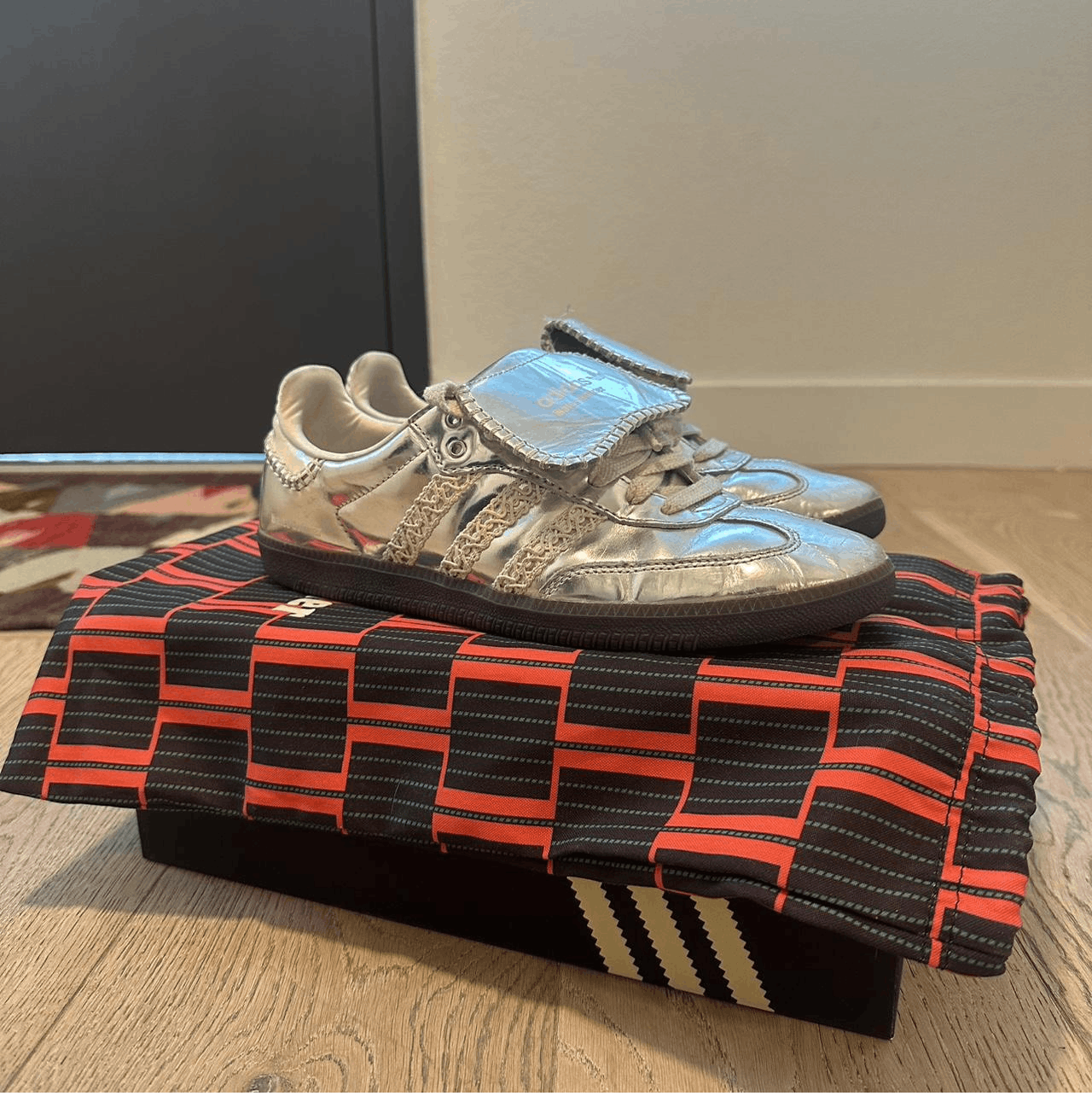 Wales Bonner Pony Leopard Sambas
