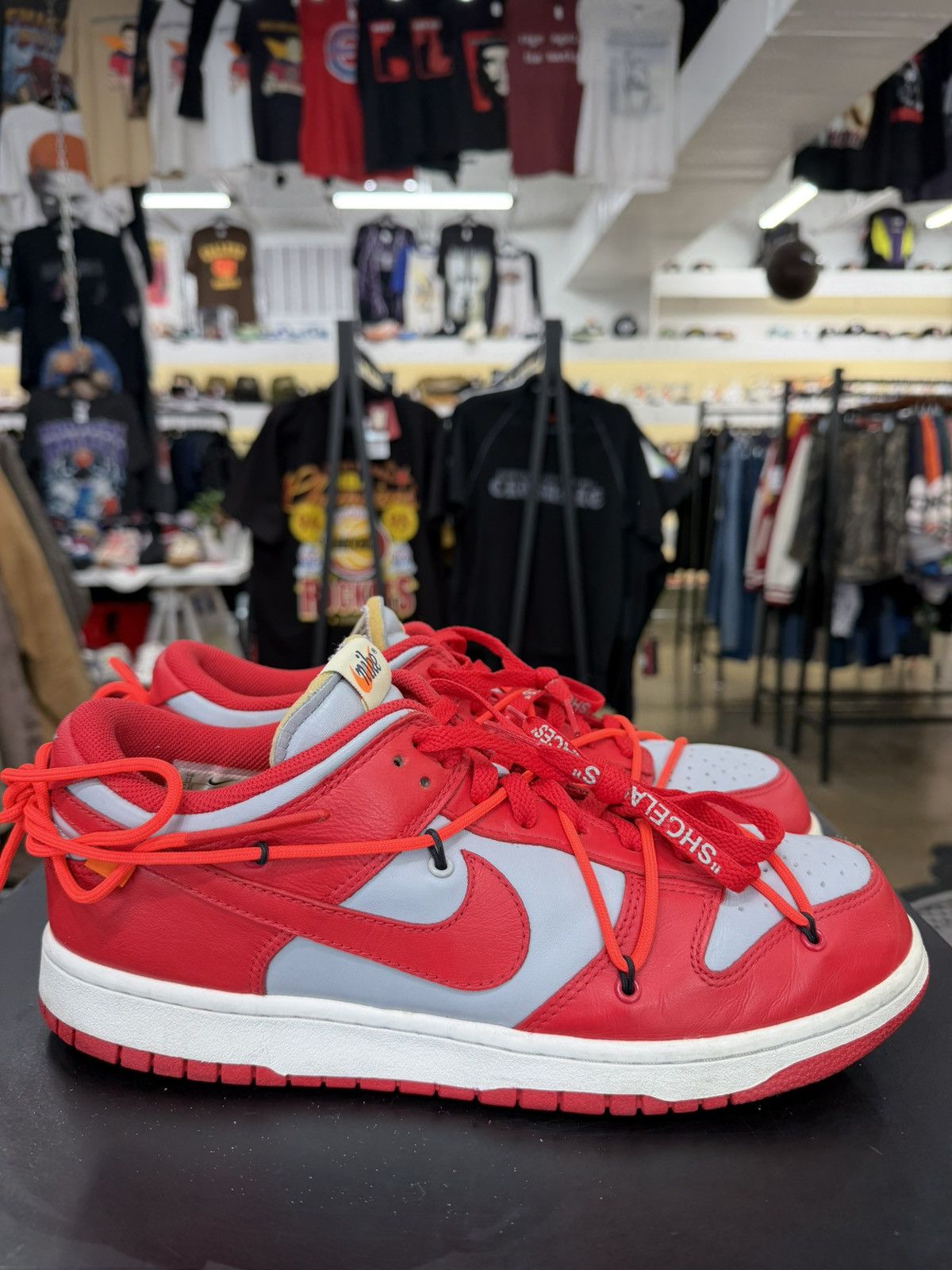 Nike × Off-White Nike Dunk Low Off-White University Red Size 11 (2019) Size US 11 / EU 44 - 6 Thumbnail